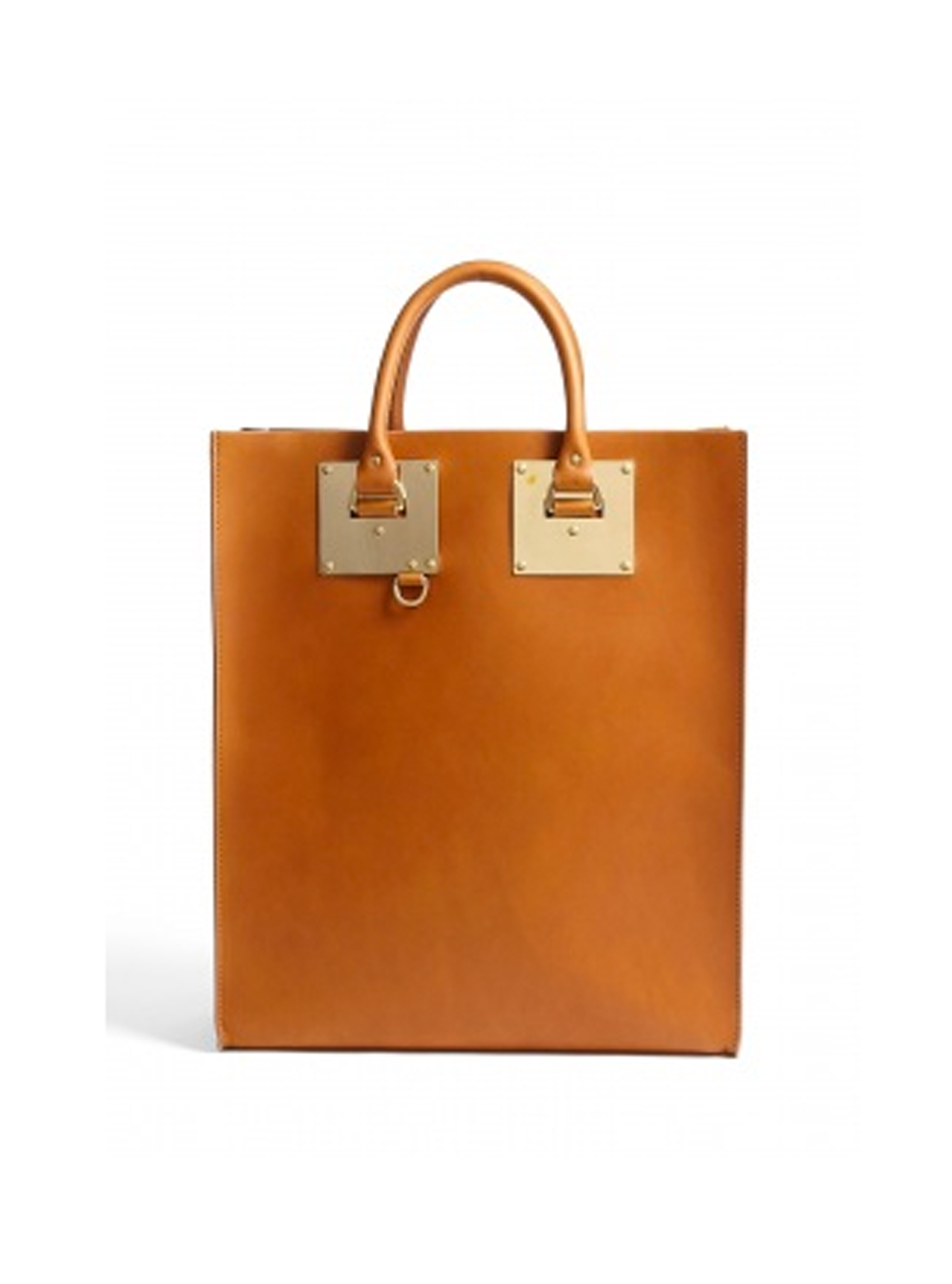 Sophie Hulme Large Leather Tote Bag With Hardware Sophie Hulme Large Leather Tote Bag With Hardware