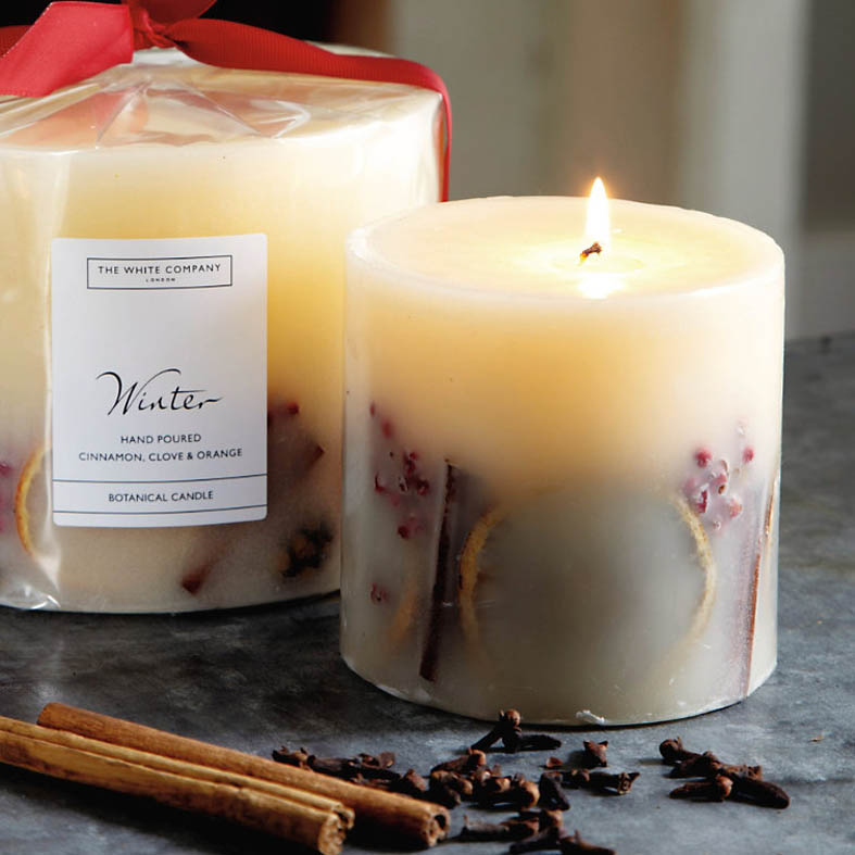 The White Company Winter Botanical Candle