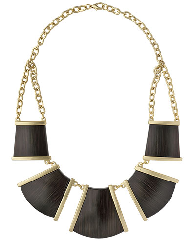 Phase Eight Wood Pendant Necklace