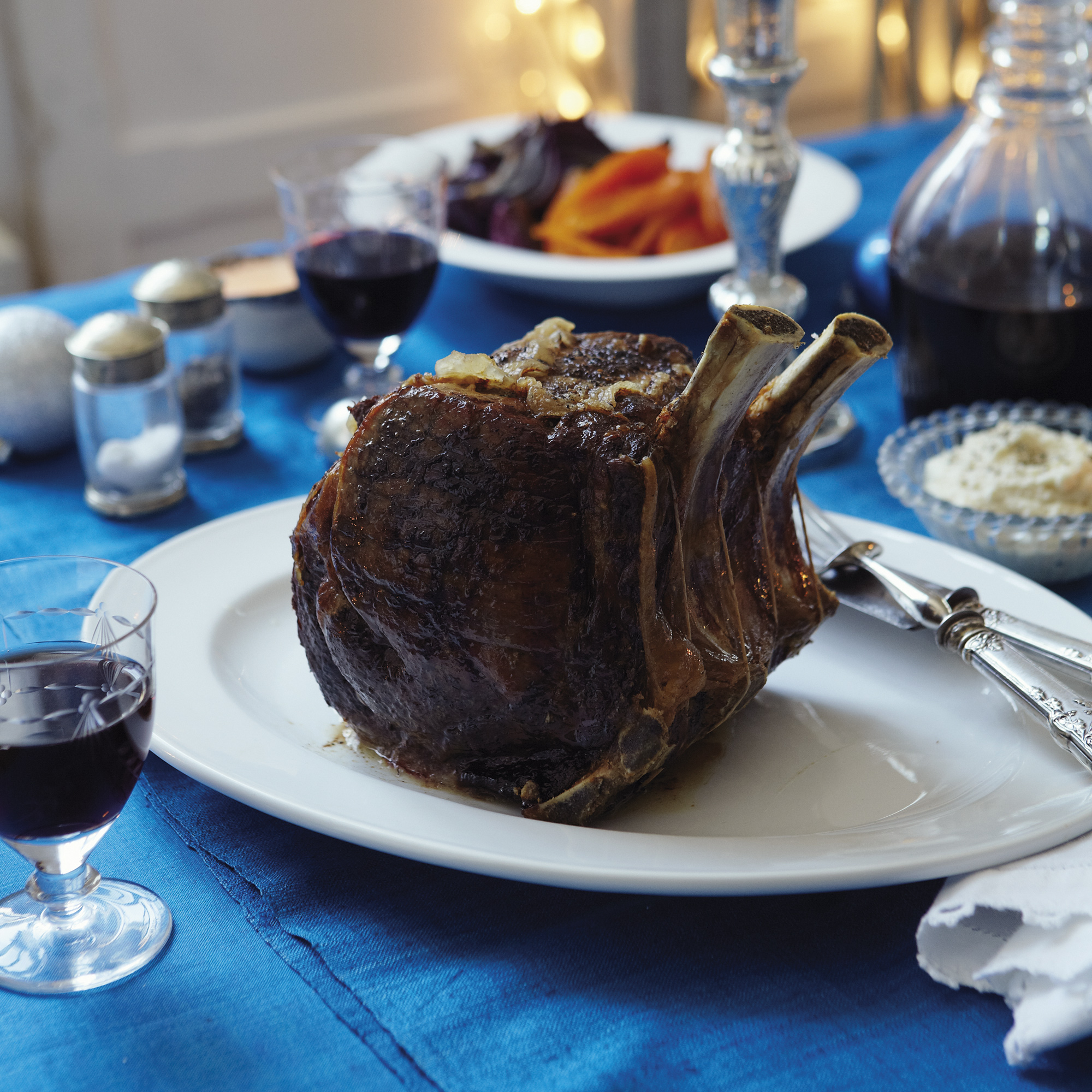 Roast rib of beef