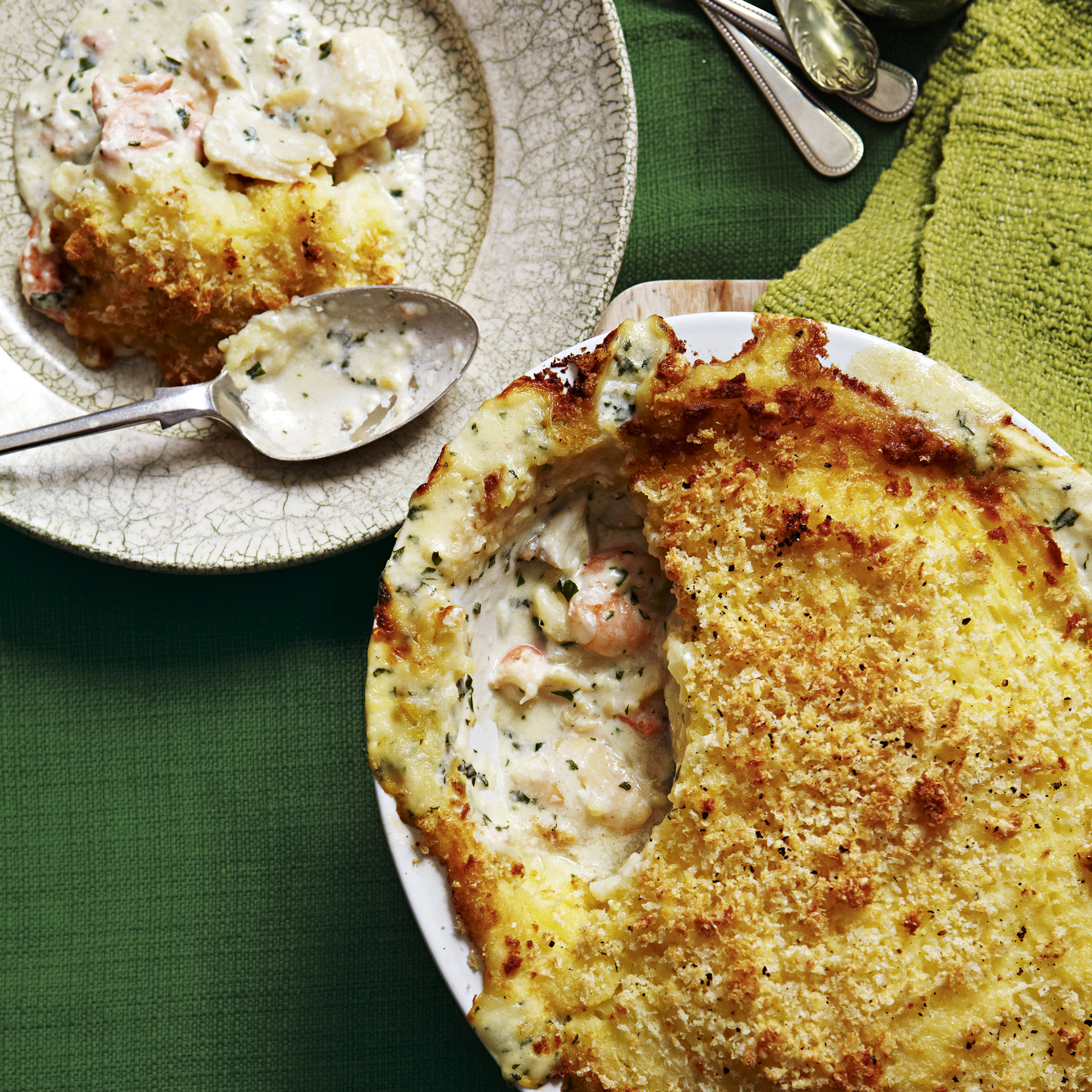 New creamy fish pie New creamy fish pie