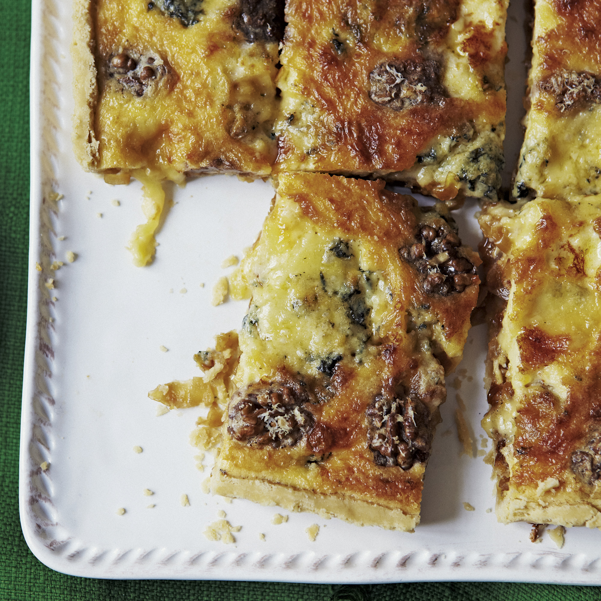 Blue cheese and caramelised onion tart Blue cheese and caramelised onion tart