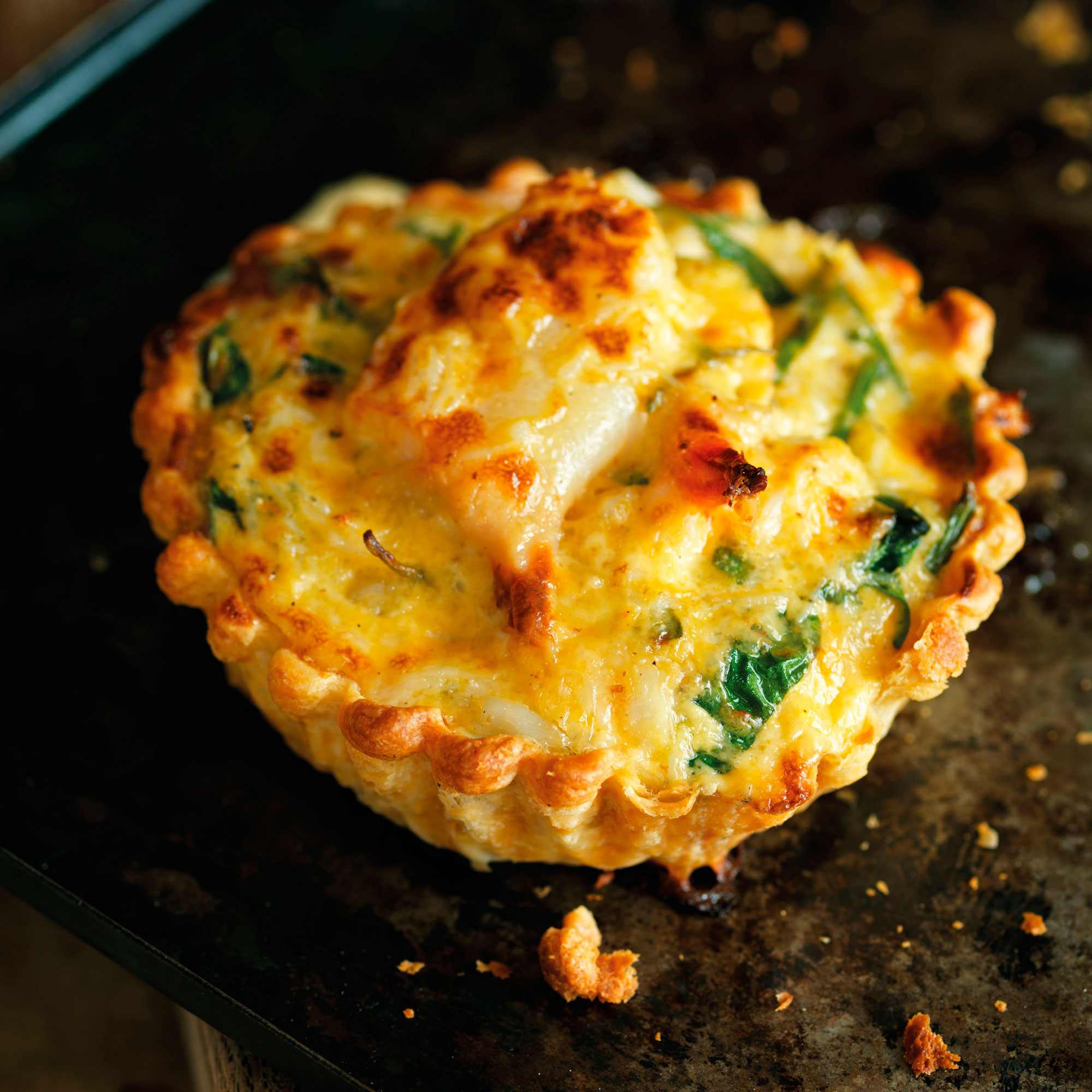 Crab and seashore vegetable tart Crab and seashore vegetable tart
