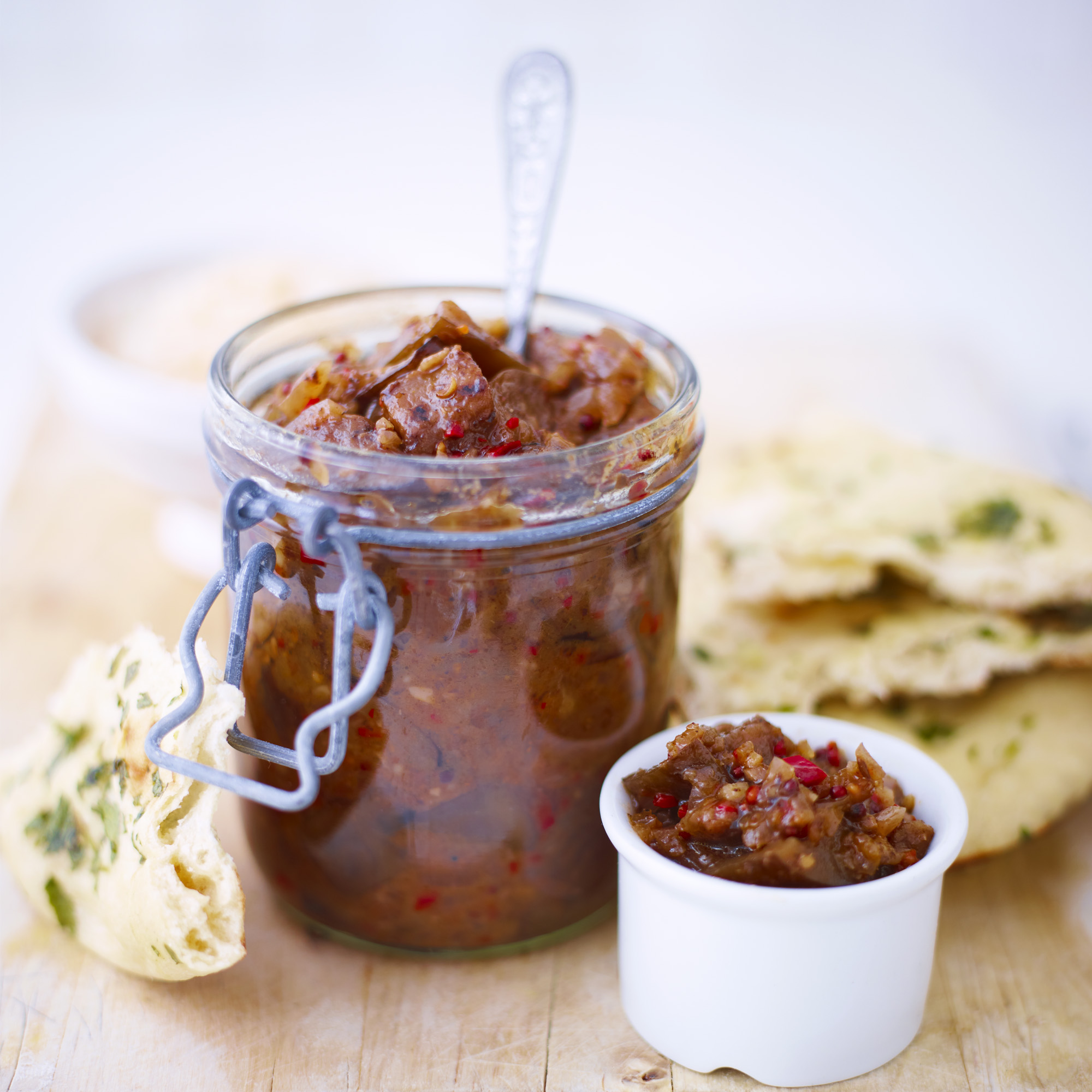 Brinjal Pickle (Spiced Aubergine Chutney) Recipe