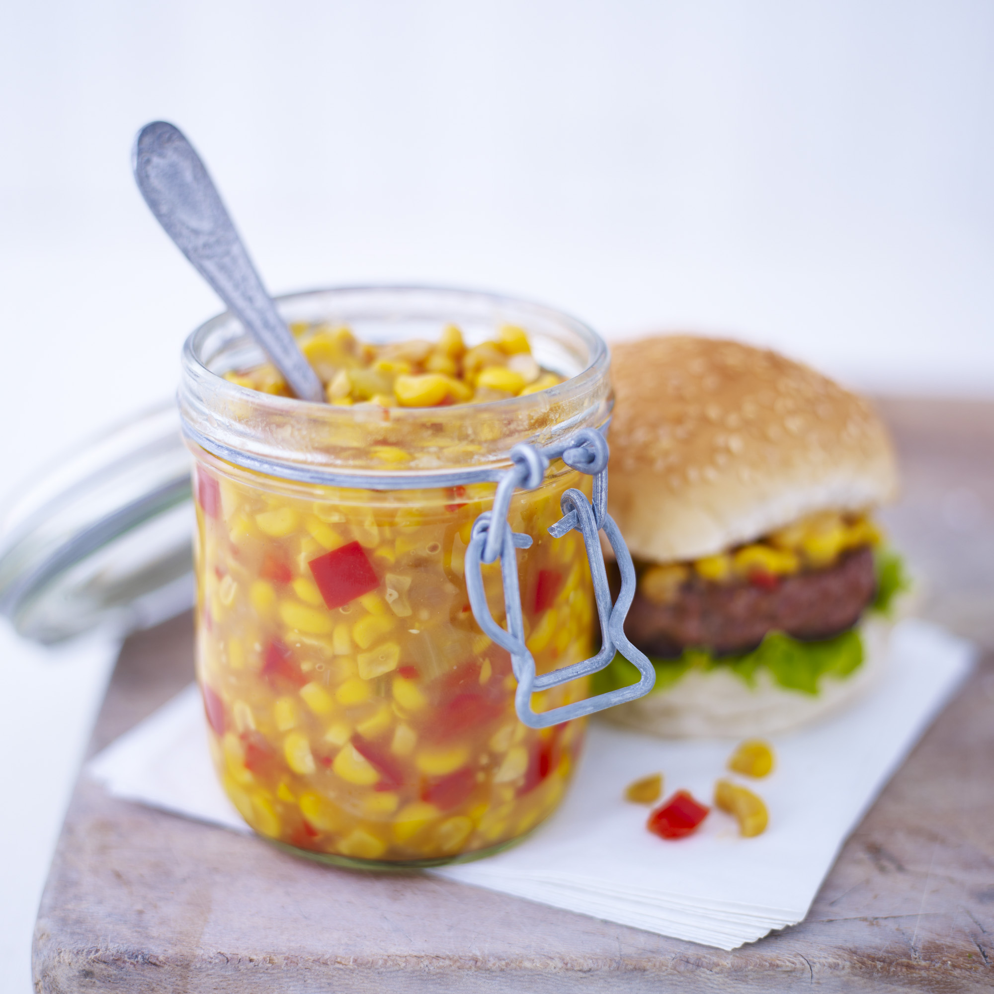 Sweetcorn and Red Pepper Relish Sweetcorn and Red Pepper Relish