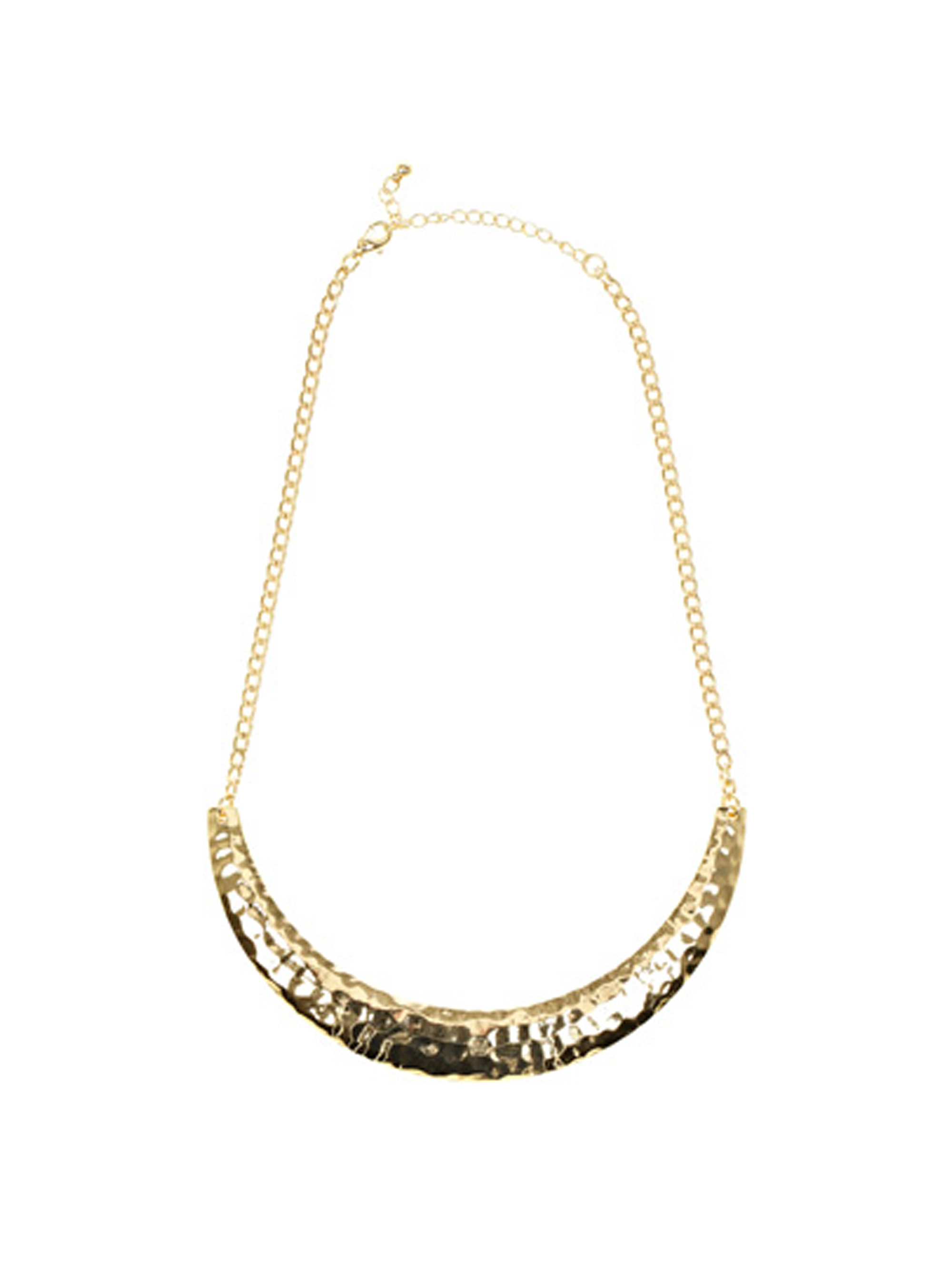 Warehouse Battered Torque Short Necklace Warehouse Battered Torque Short Necklace