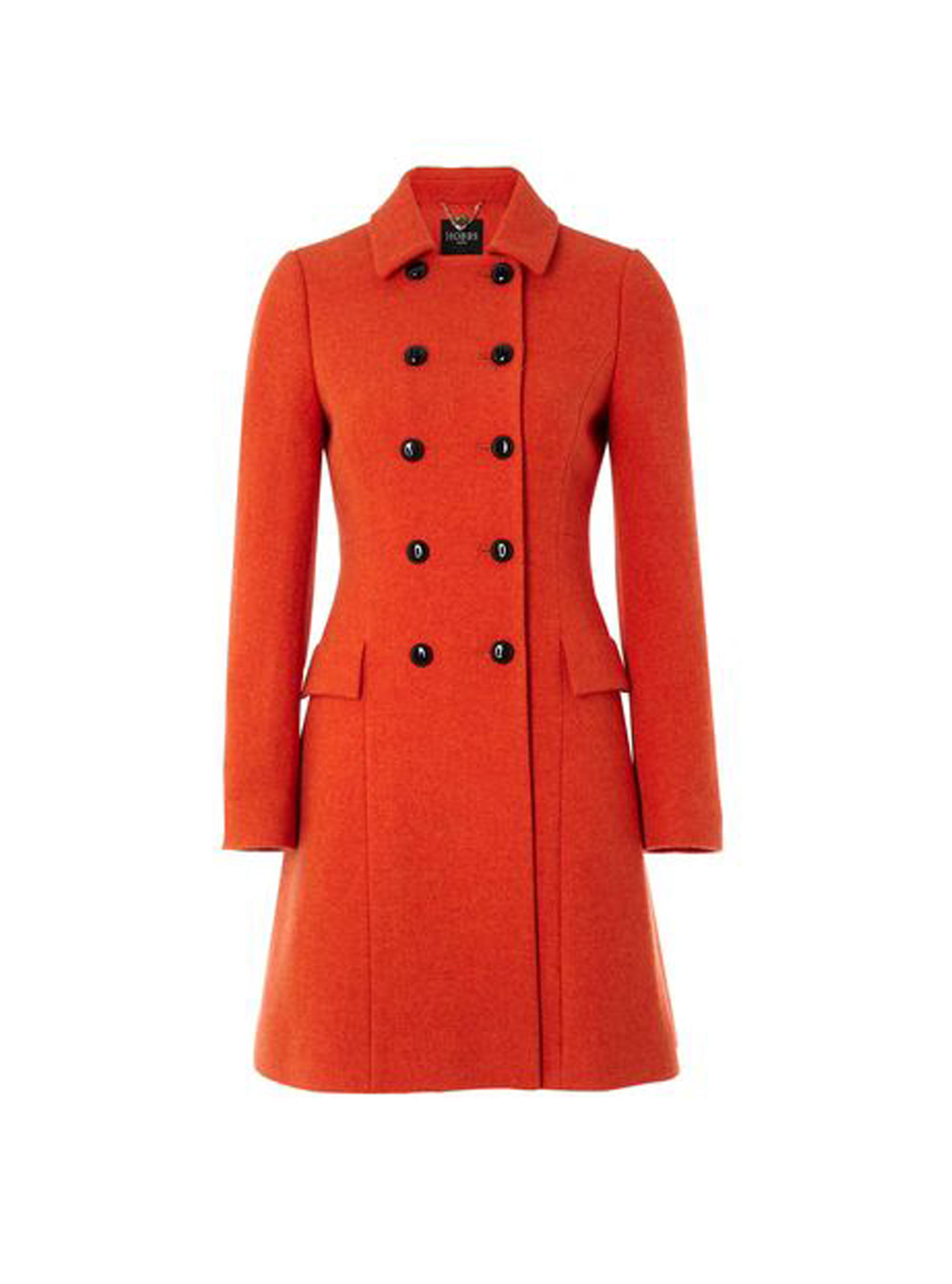 Hobbs London Maisie Coat in Rust Red Wool Hobbs London Maisie Coat in Rust Red Wool