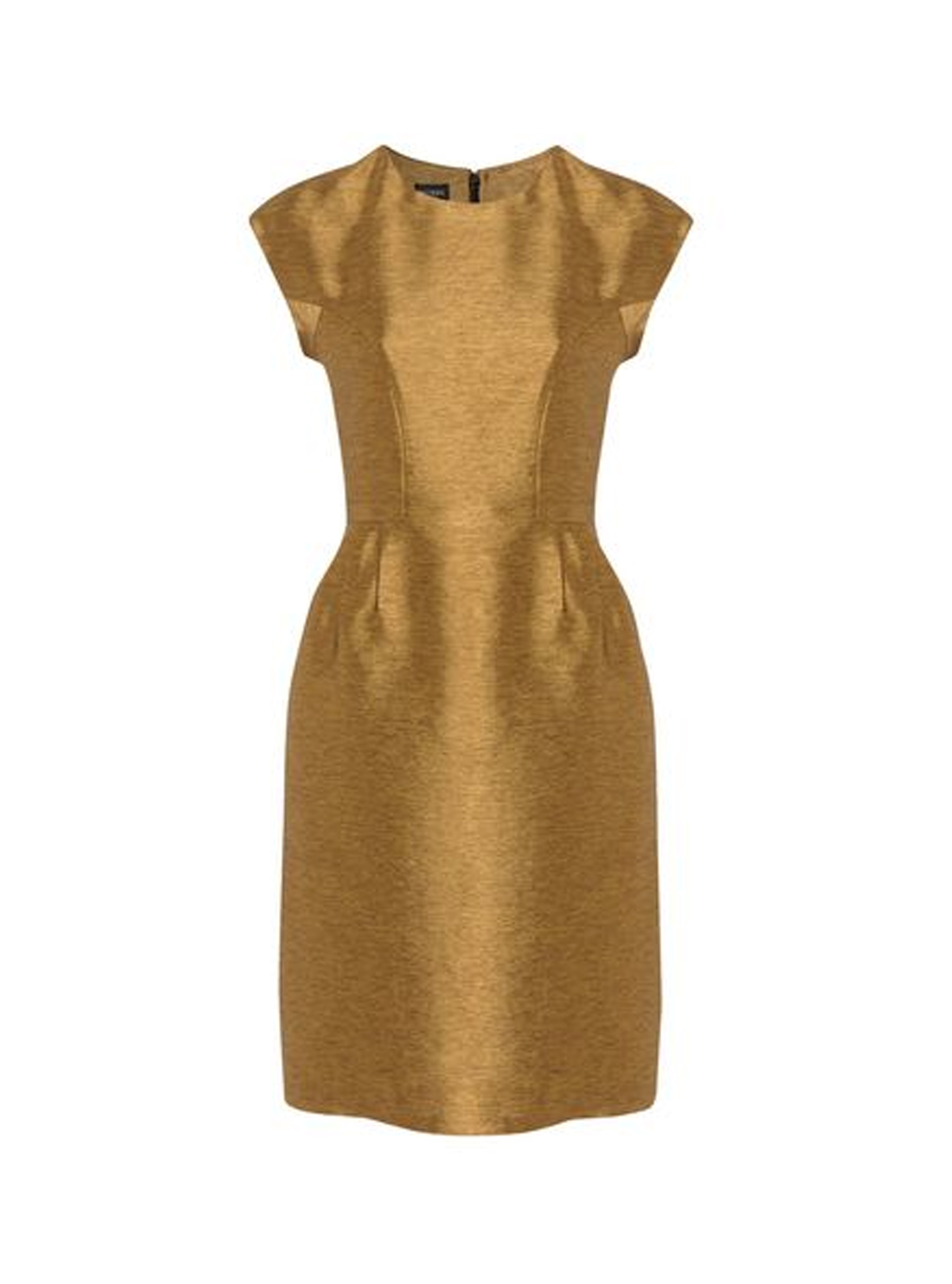 Hobbs Precious Gold Dress Hobbs Precious Gold Dress