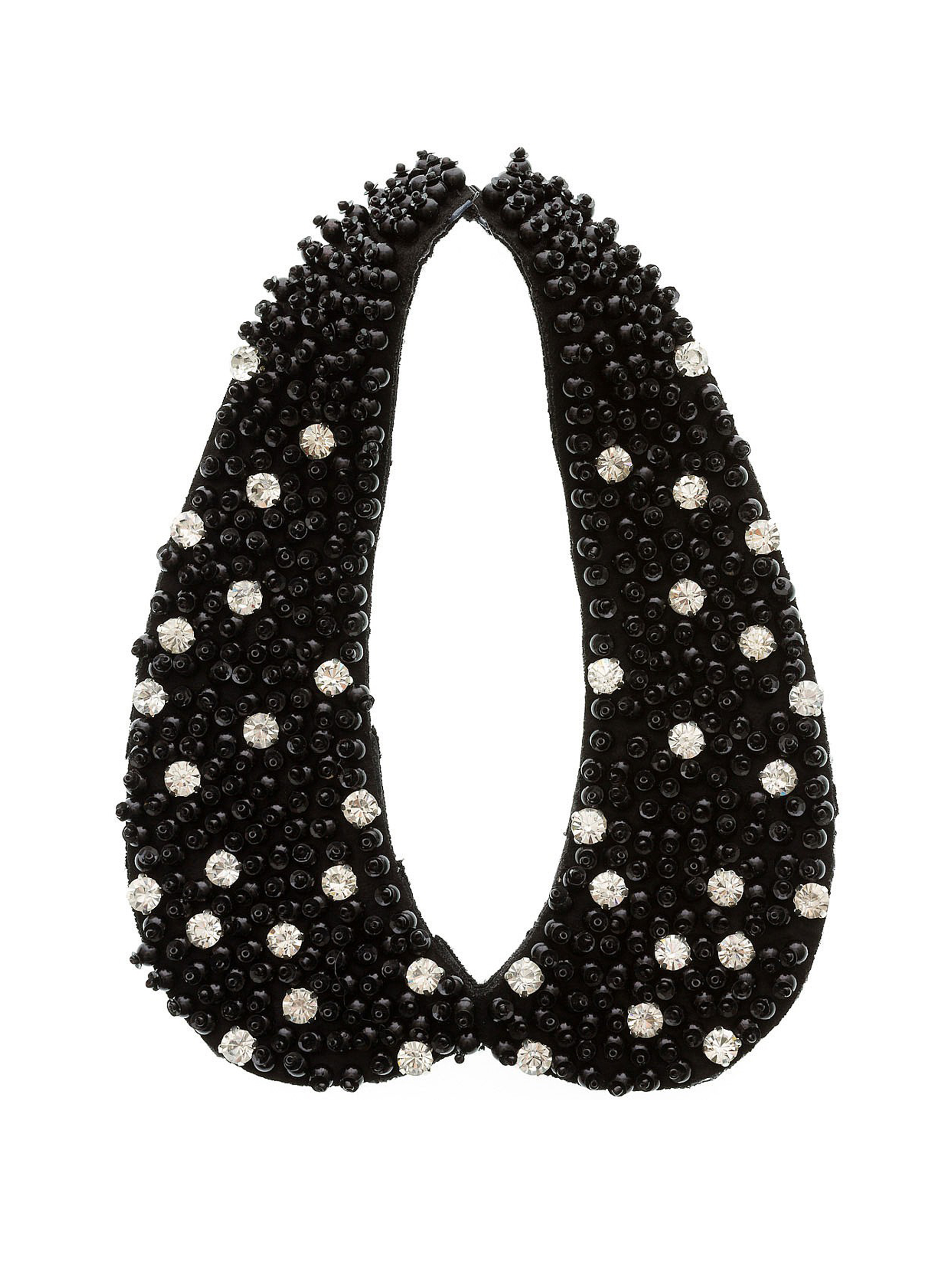East Jet and Diamante Collar