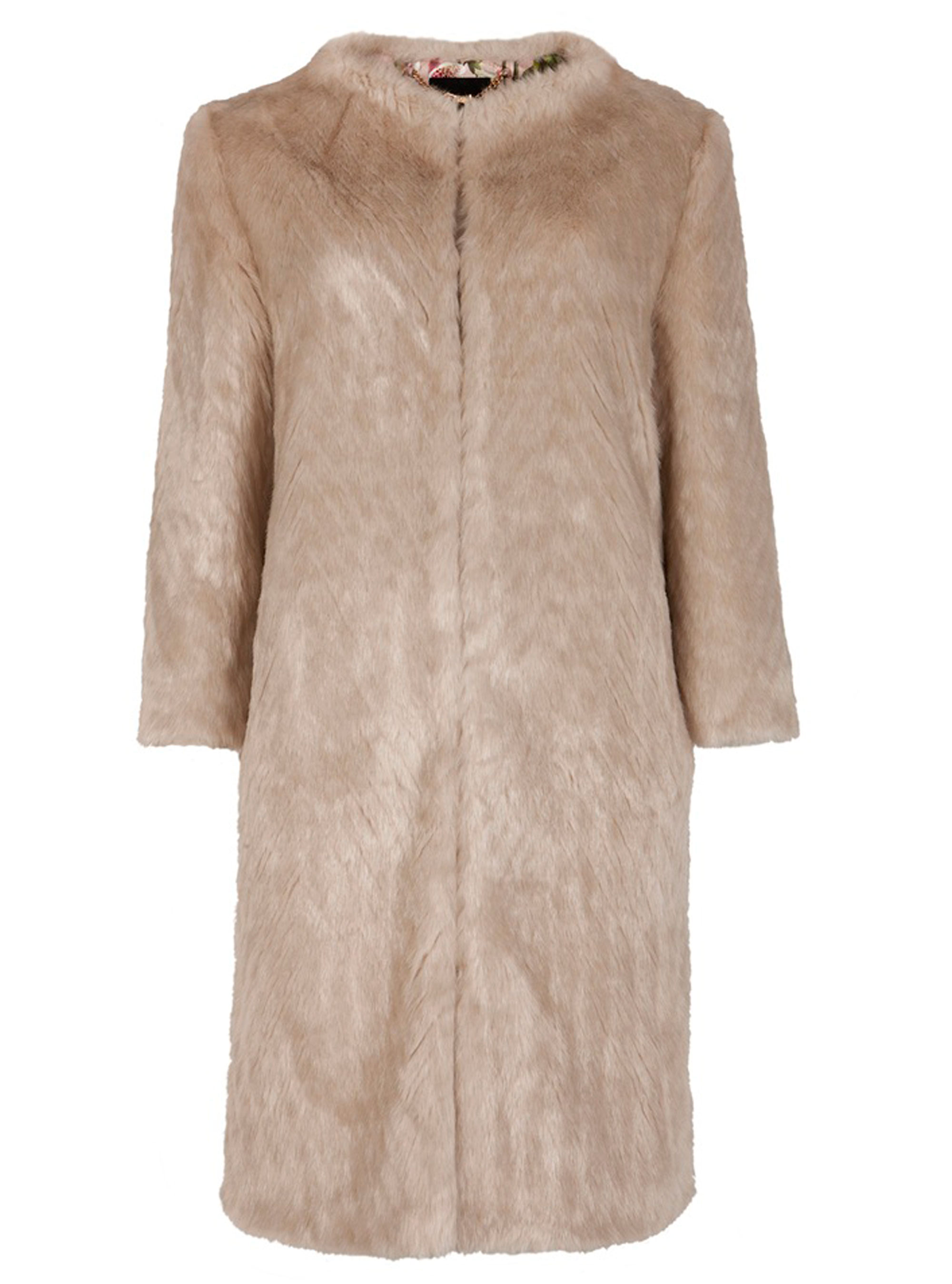 Ted Baker Risel faux fur coat photo