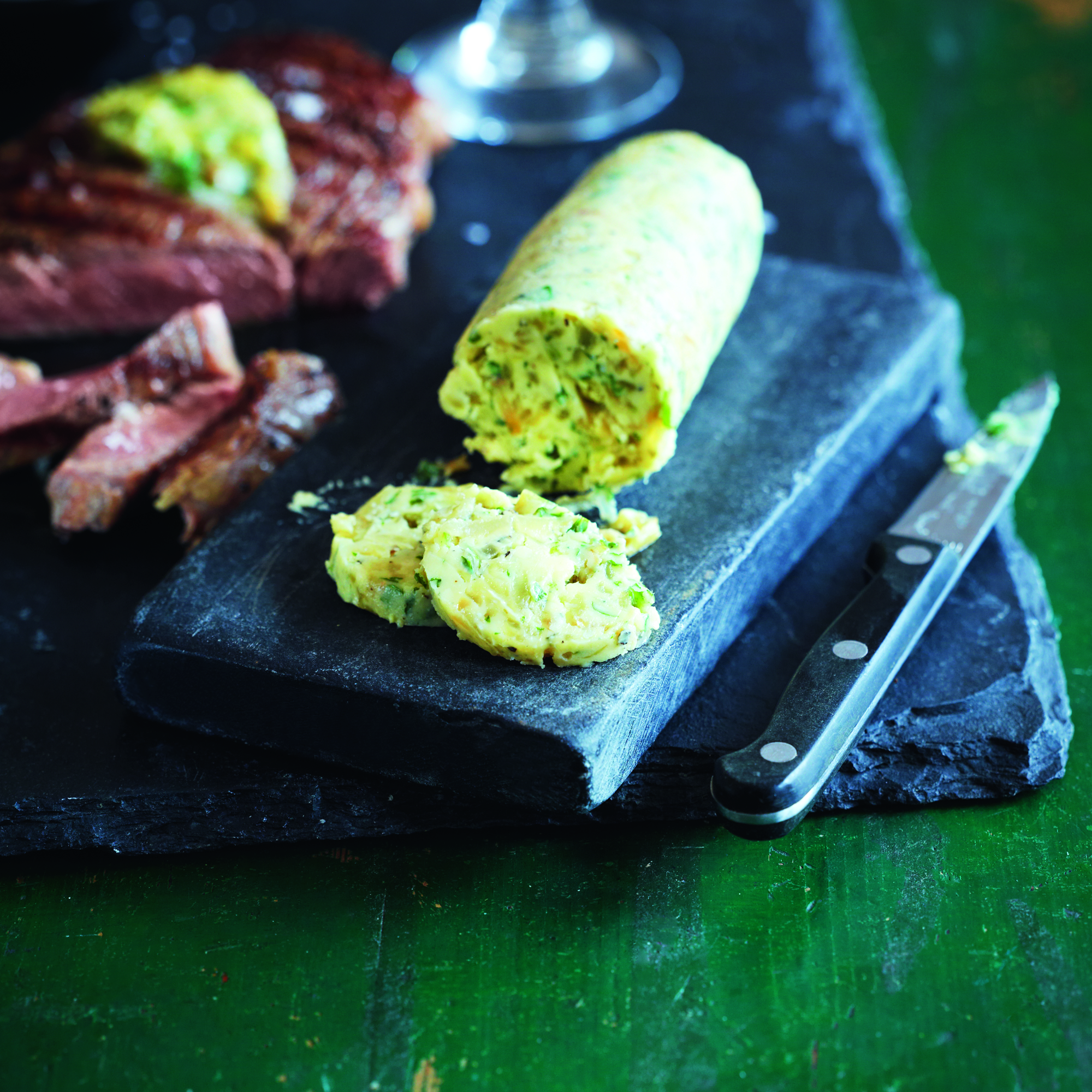 Stilton and caramelised onion butter Stilton and caramelised onion butter