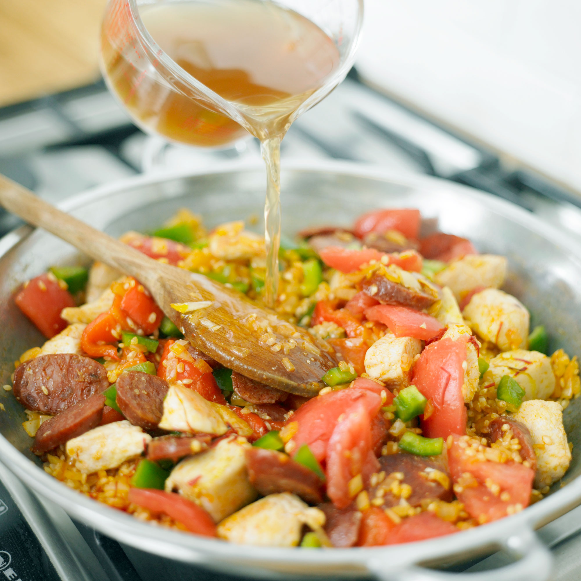 How To Make Chicken & Chorizo Paella How To Make Chicken & Chorizo Paella