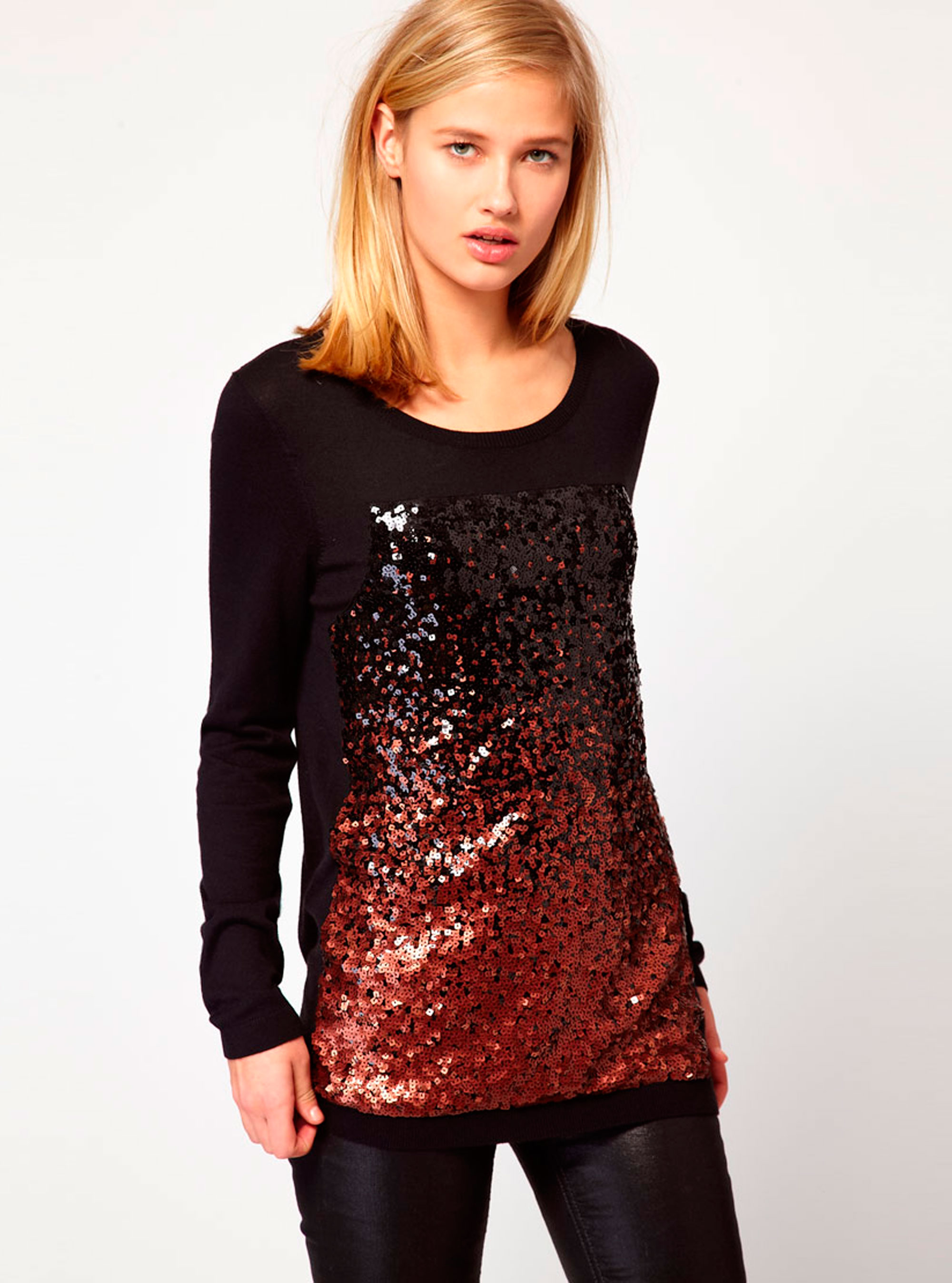 Photo of Whistles Kora Degrade sequin sweater