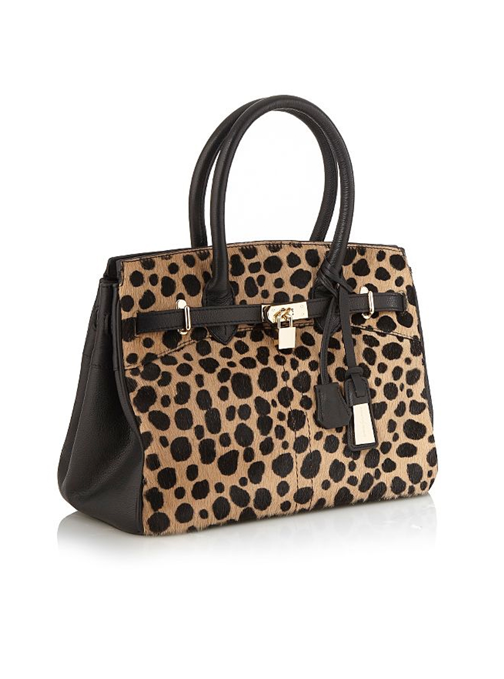 Jasper Conran Black Cheetah Printed Front Tote Bag at Debenhams Jasper Conran Black Cheetah Printed Front Tote Bag at Debenhams