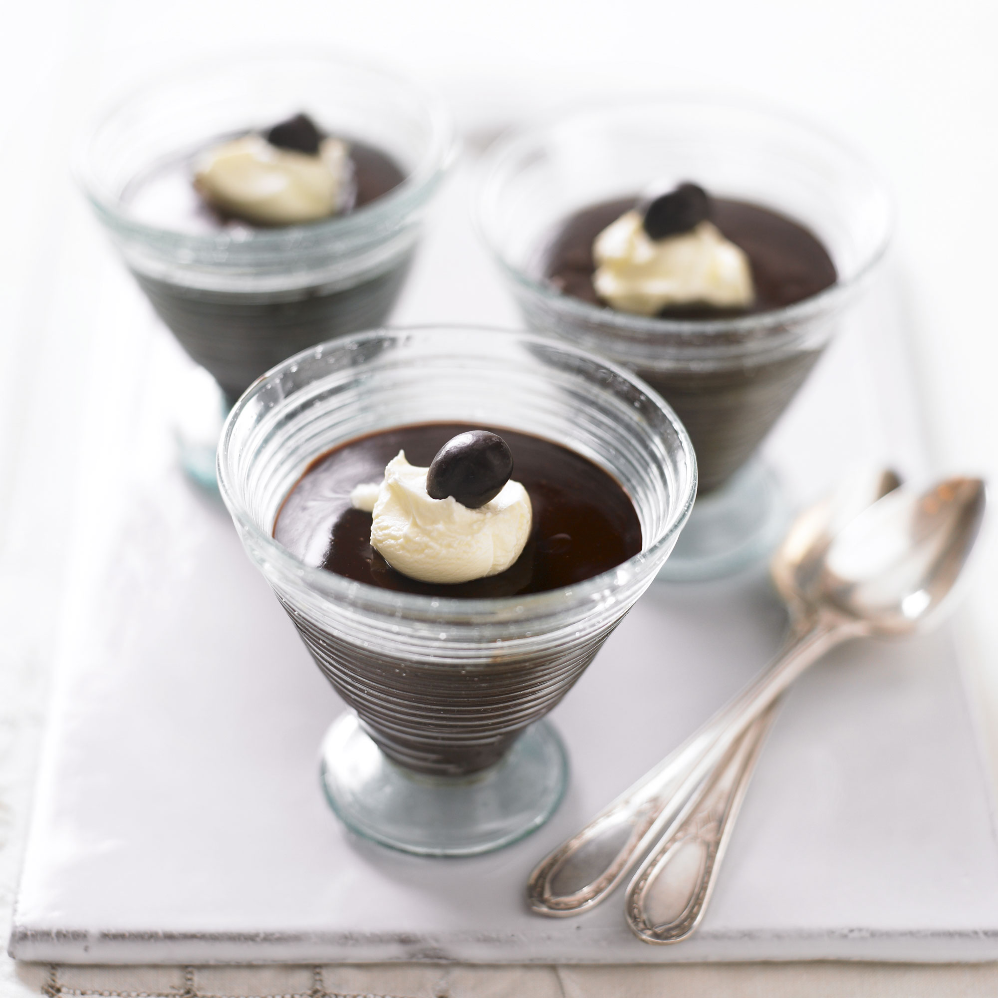 Mini chocolate Kahlúa pots Mini chocolate Kahlúa pots