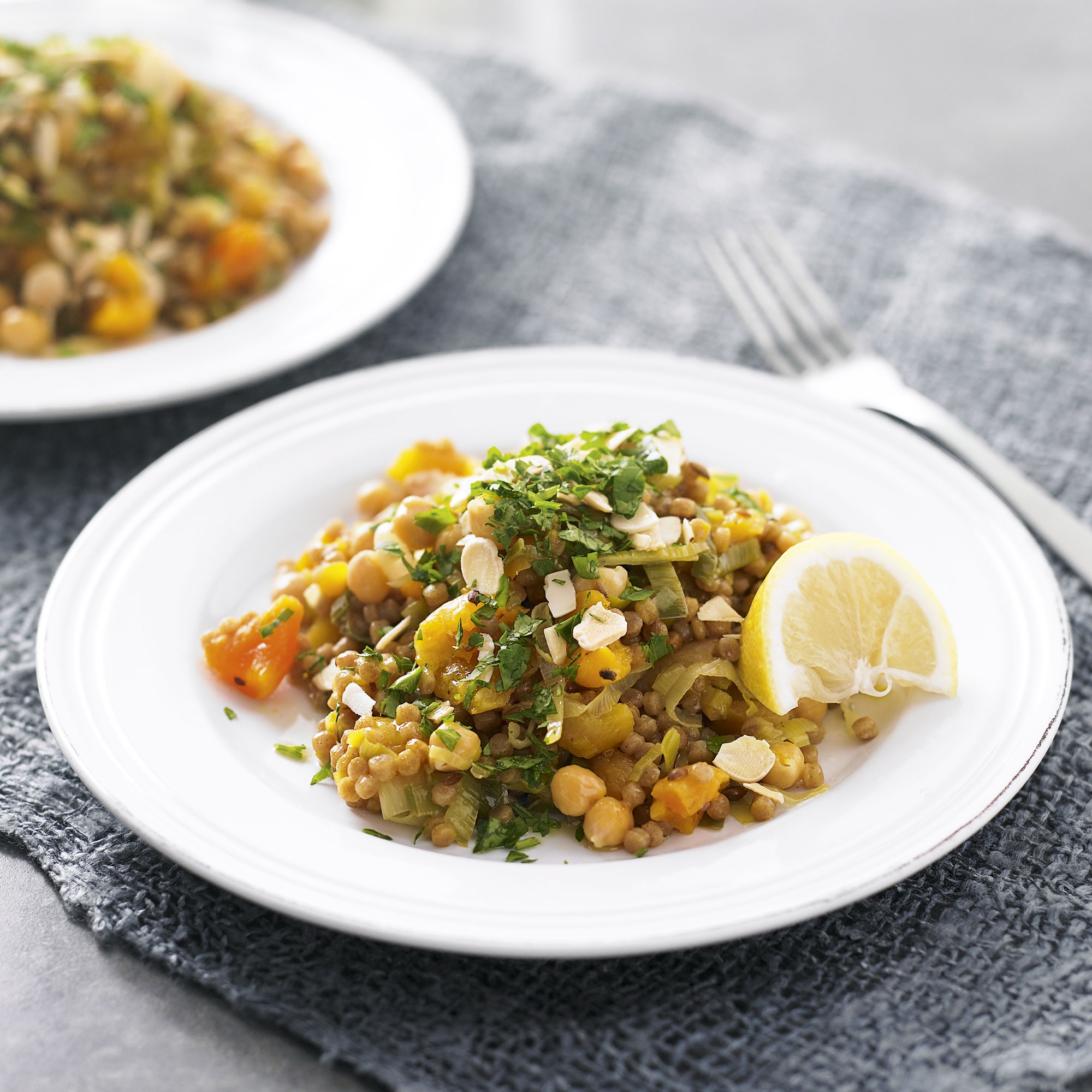 Fruity chickpea pilaf
