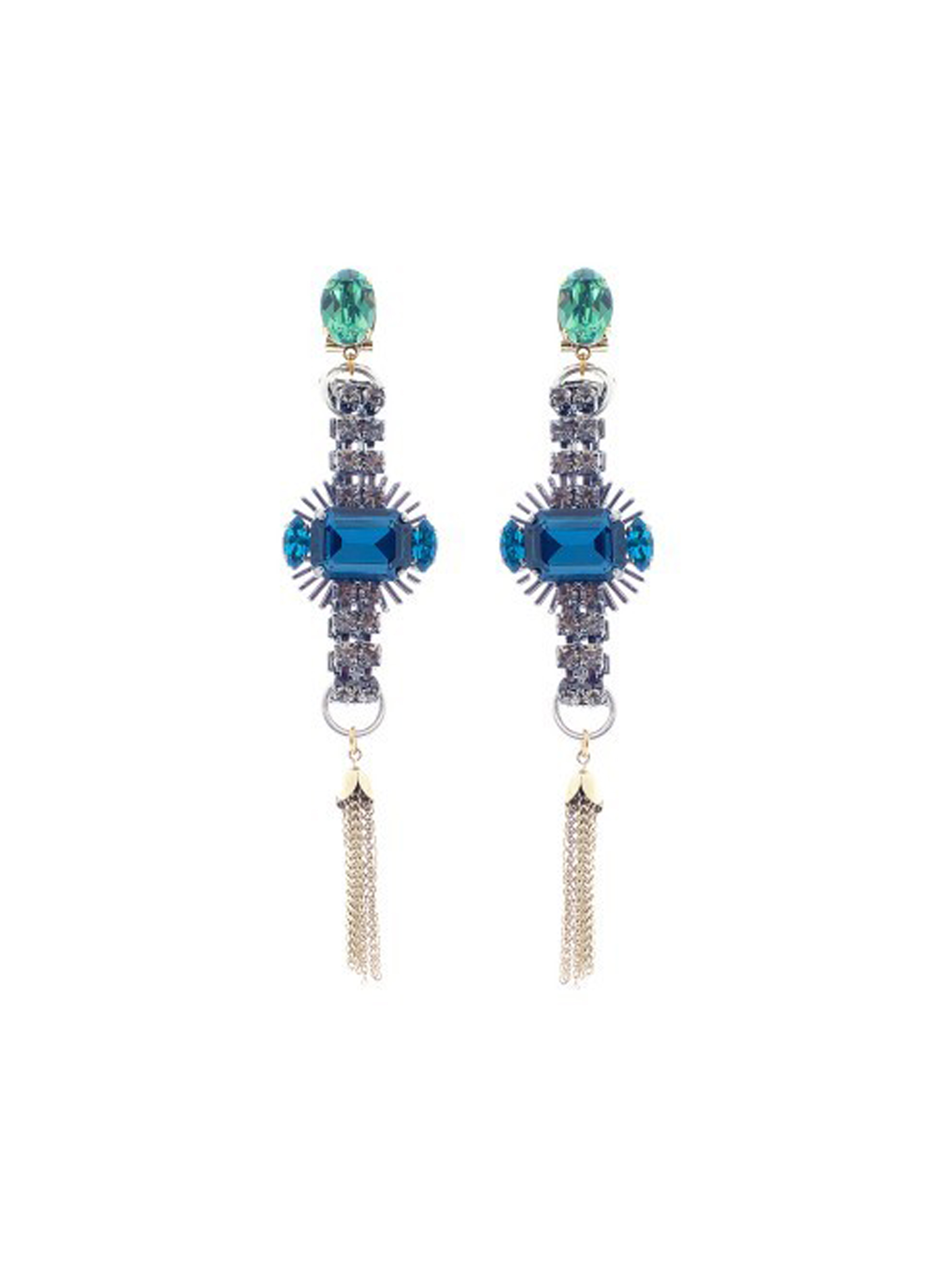 Anton Heunis Swarovski Crystal Tassel Earrings Anton Heunis Swarovski Crystal Tassel Earrings