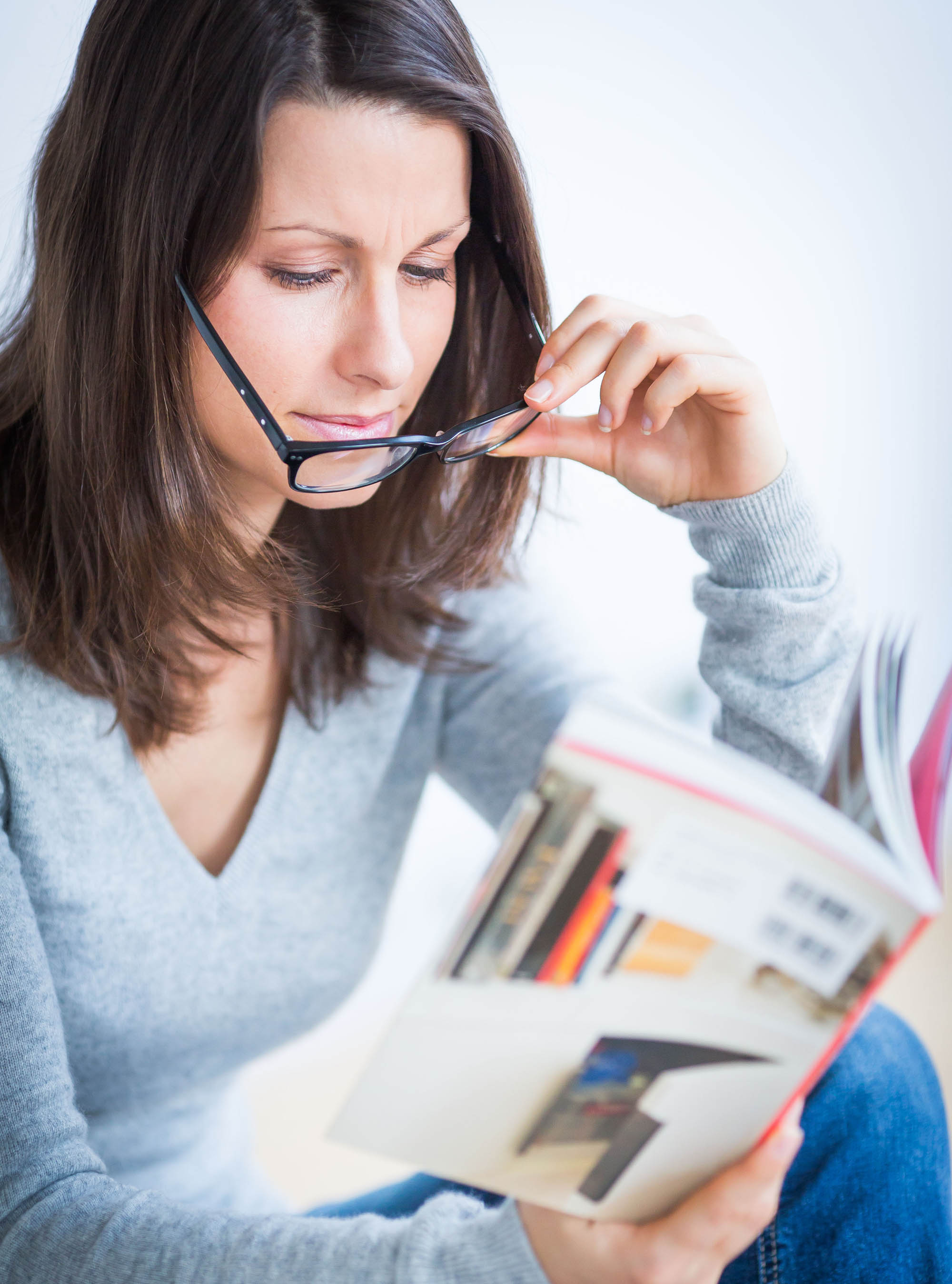 debate-woman with book-extra half hour-woman and home