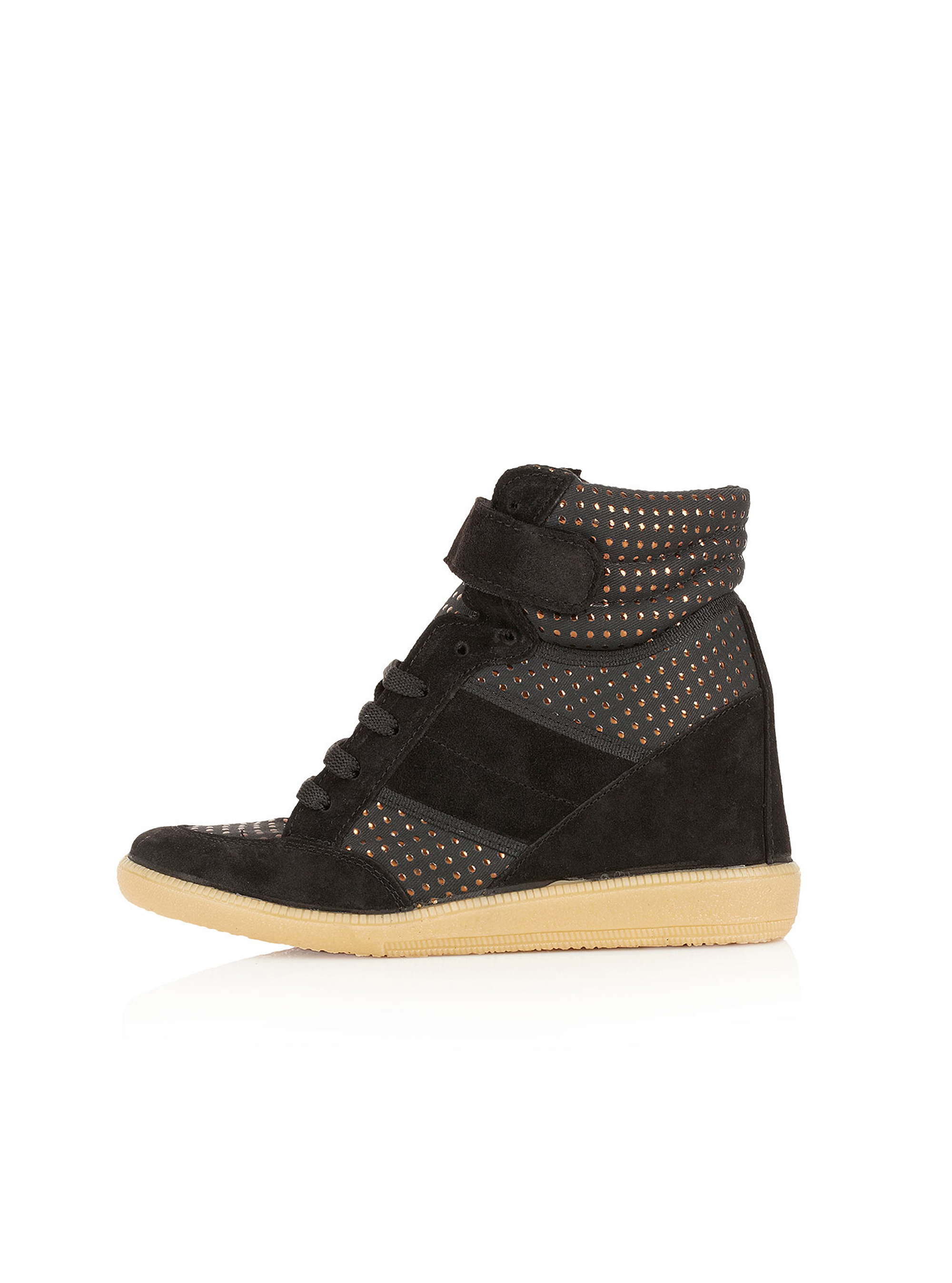 Topshop Aerobic2 Metallic Dot Hi-Tops