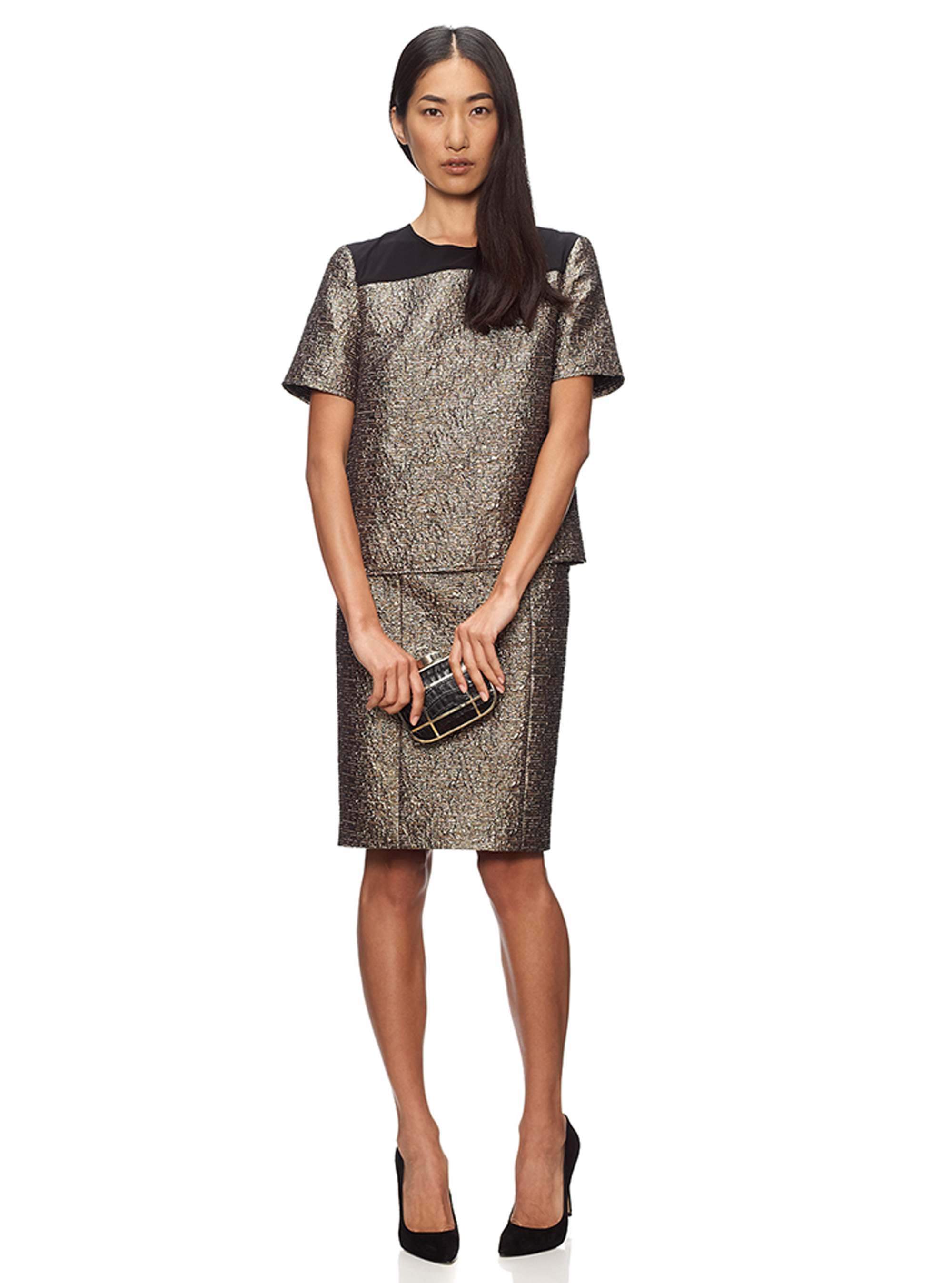 Whistles Noel Boucle Pencil Skirt Whistles Noel Boucle Pencil Skirt