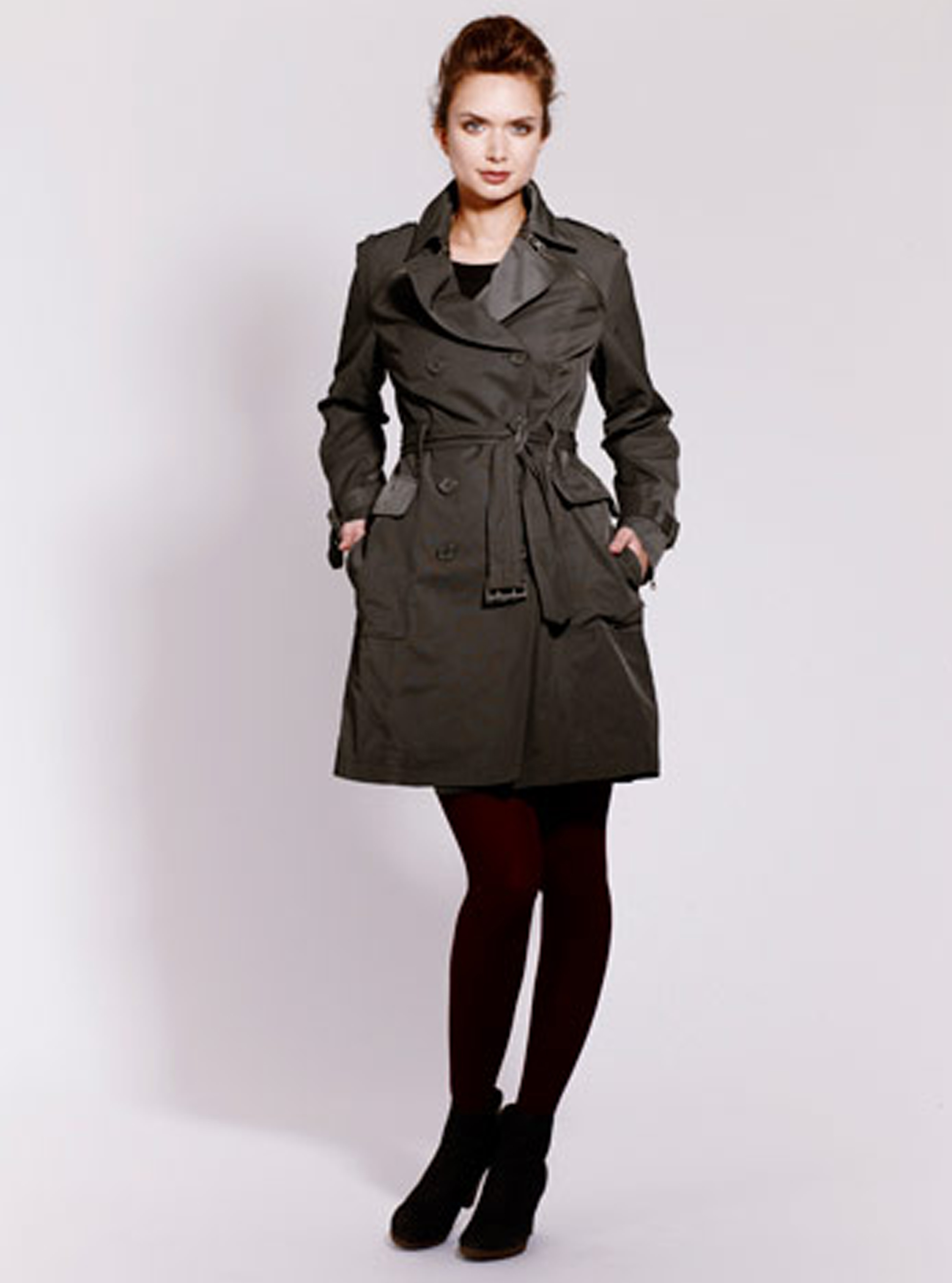 Mint Velvet Storm Zip Trench Coat