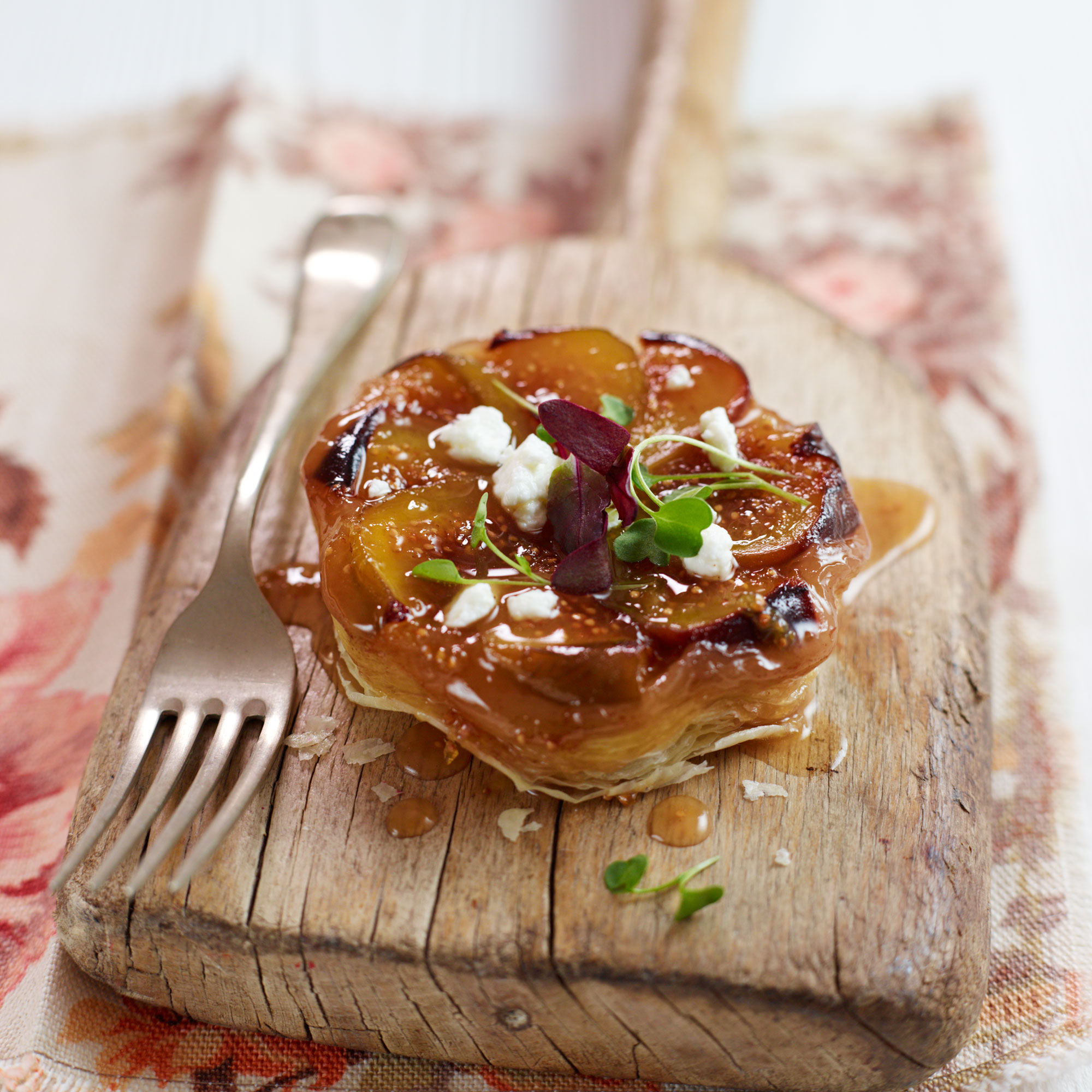 2019 year - Fig and Goats’ Cheese Tarte Tatin Recipe Recipe 2019 year