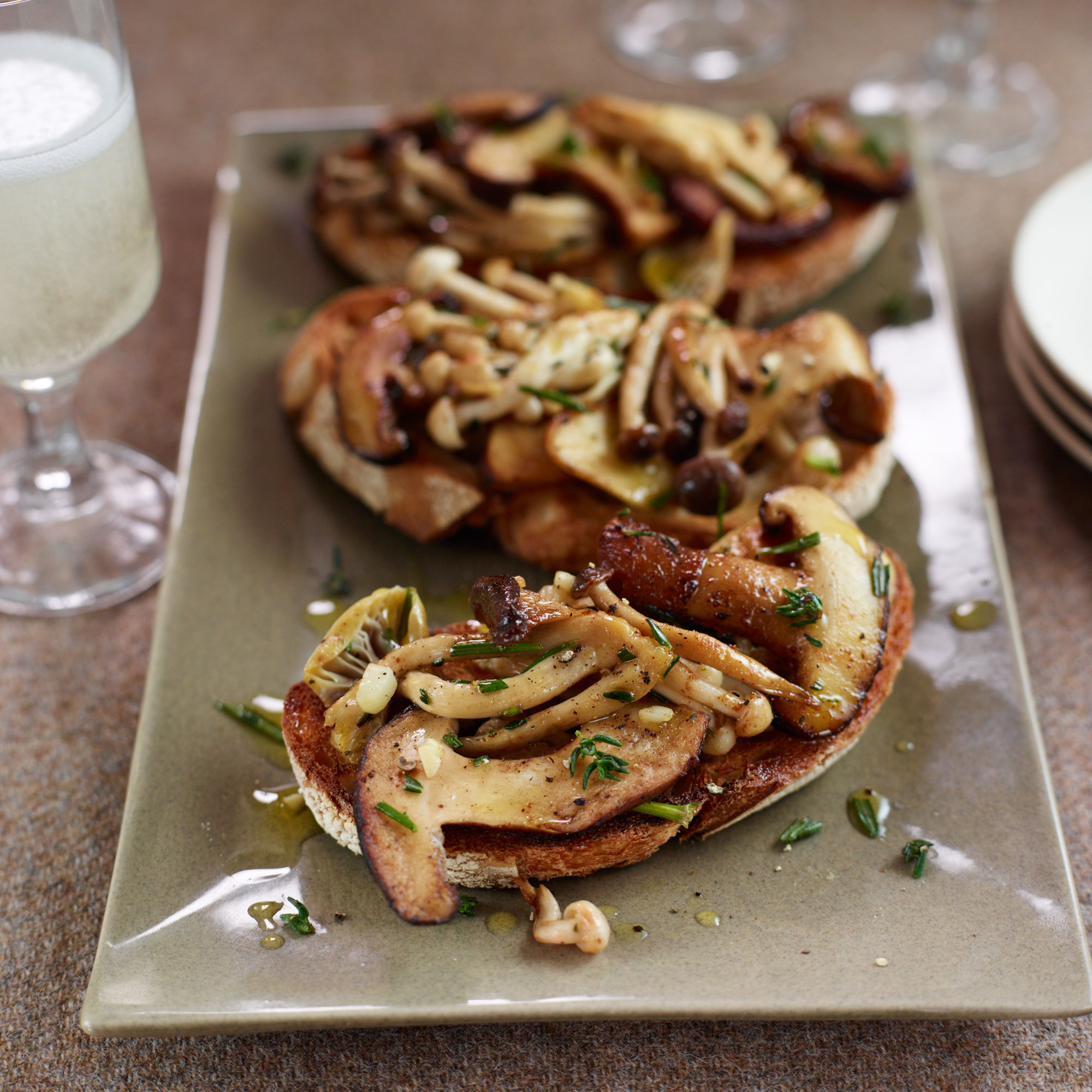 Wild Mushroom Bruschetta Recipe Wild Mushroom Bruschetta Recipe