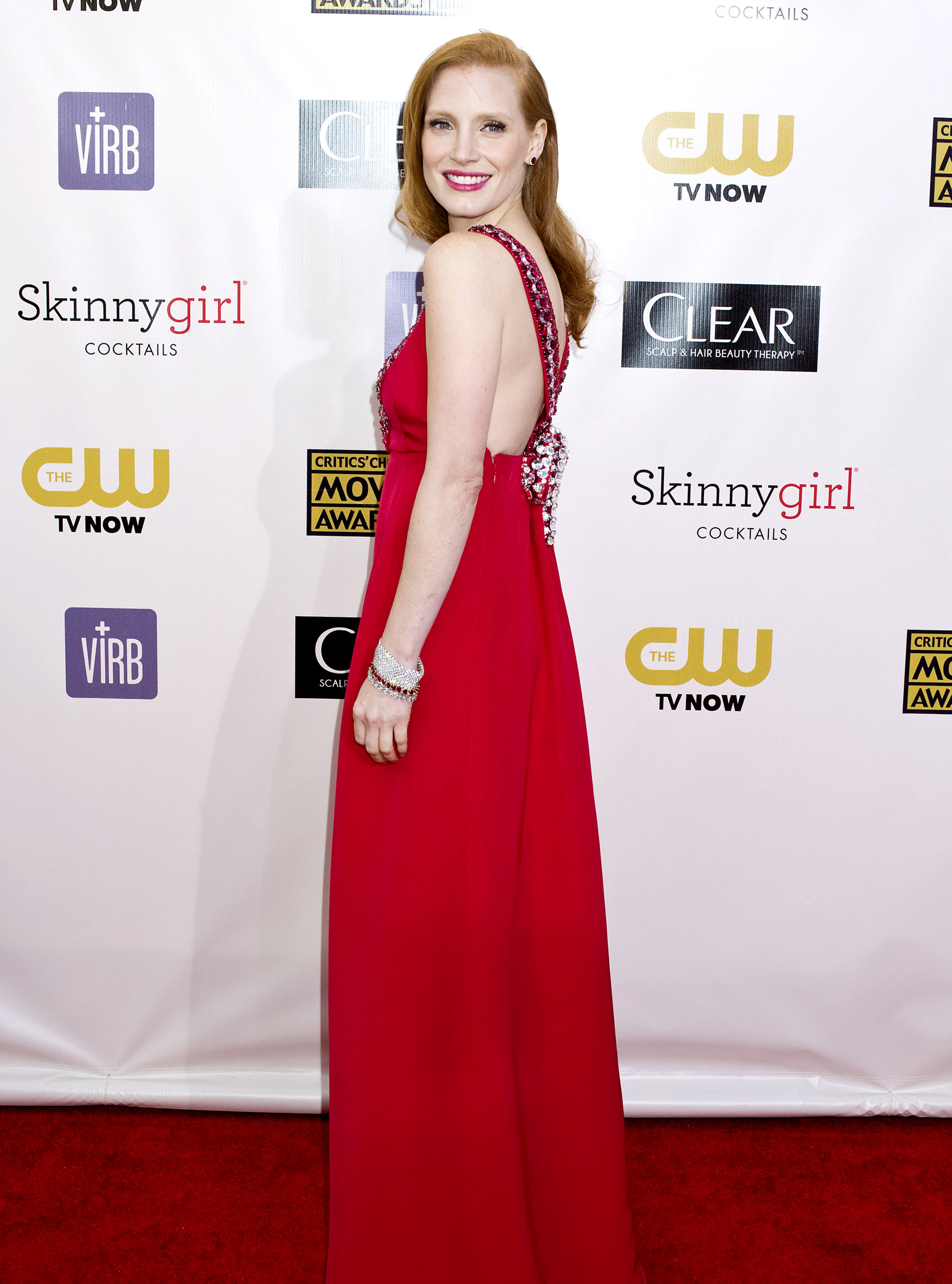 Jessica Chastain Critics Choice Movie Awards 2013 photo