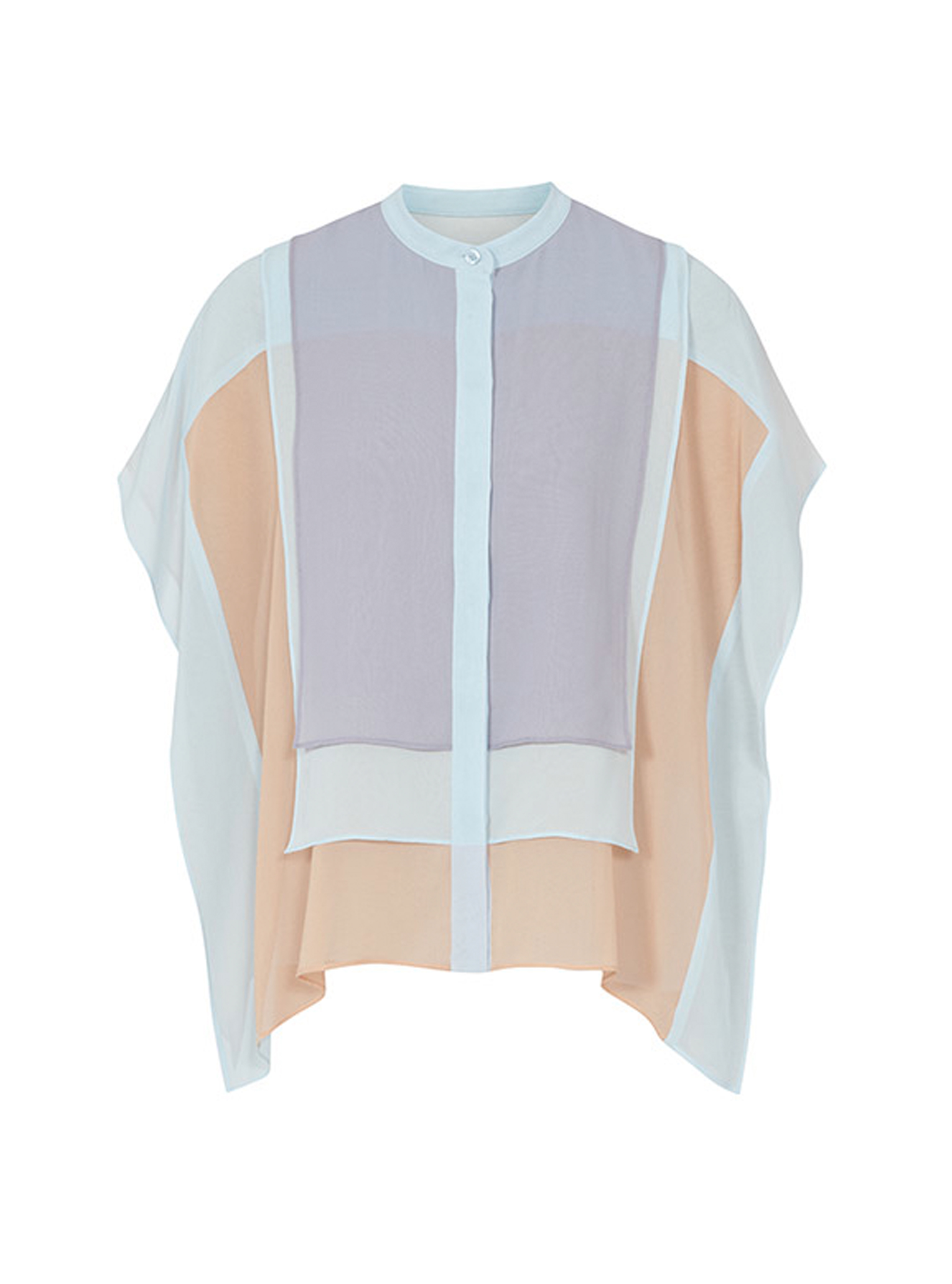 Reiss Pale Blue Layered Shirt Reiss Pale Blue Layered Shirt