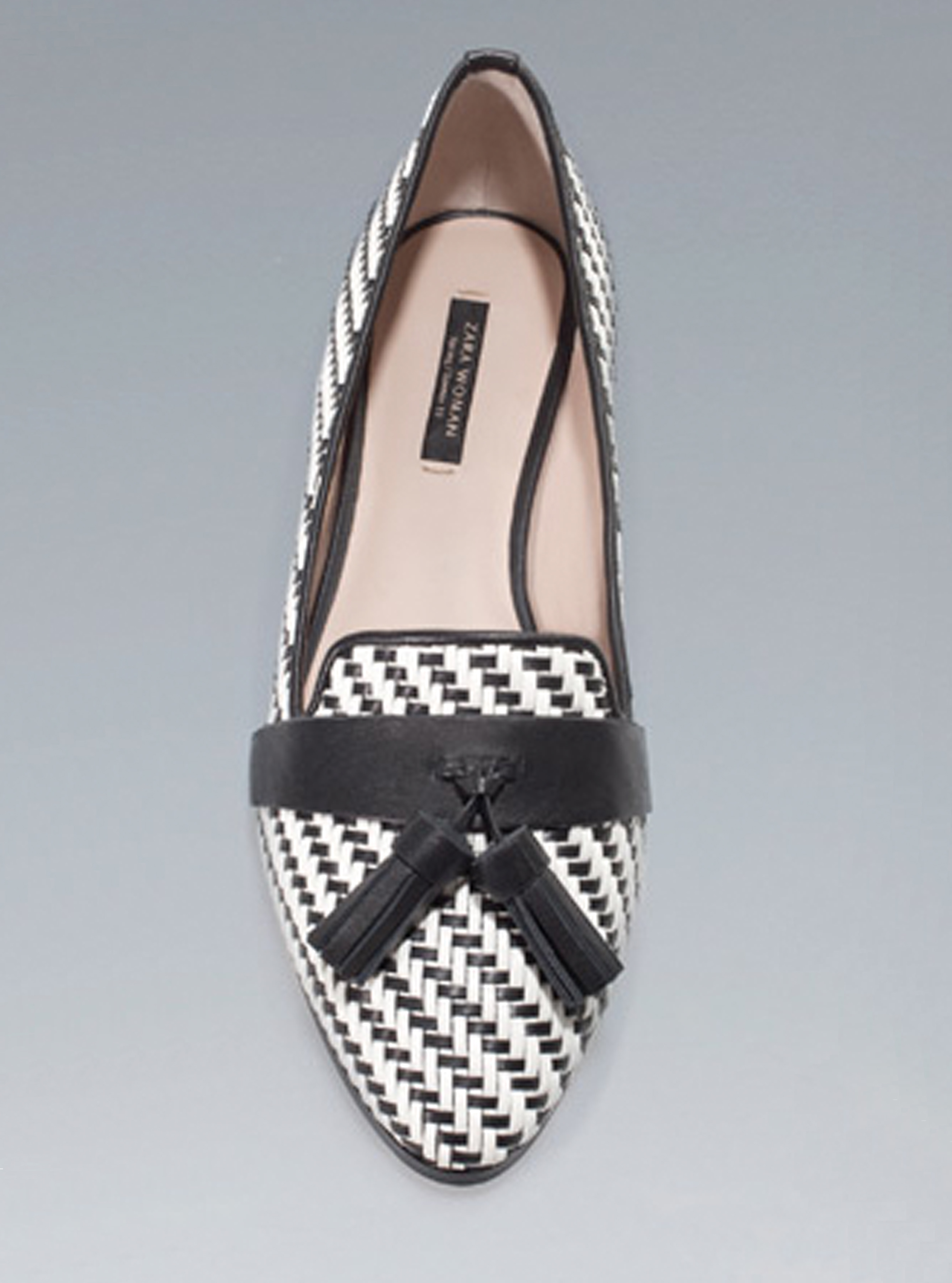 Zara Plaited Loafers