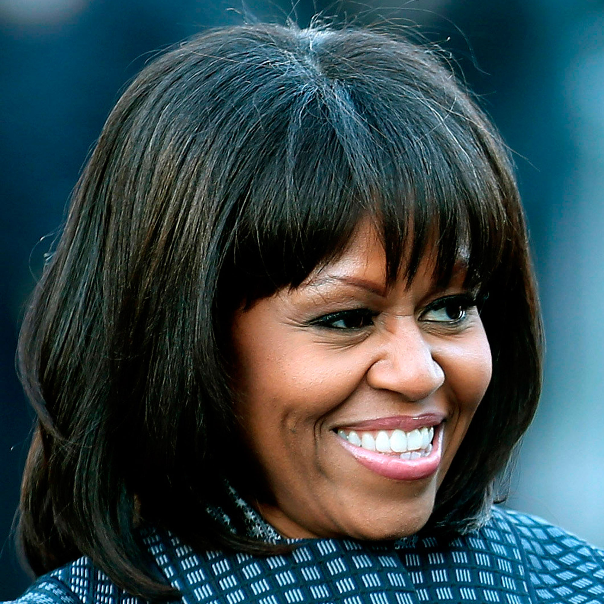 Michelle Obama - Celebrity Fringe Hairstyles - Woman And Home