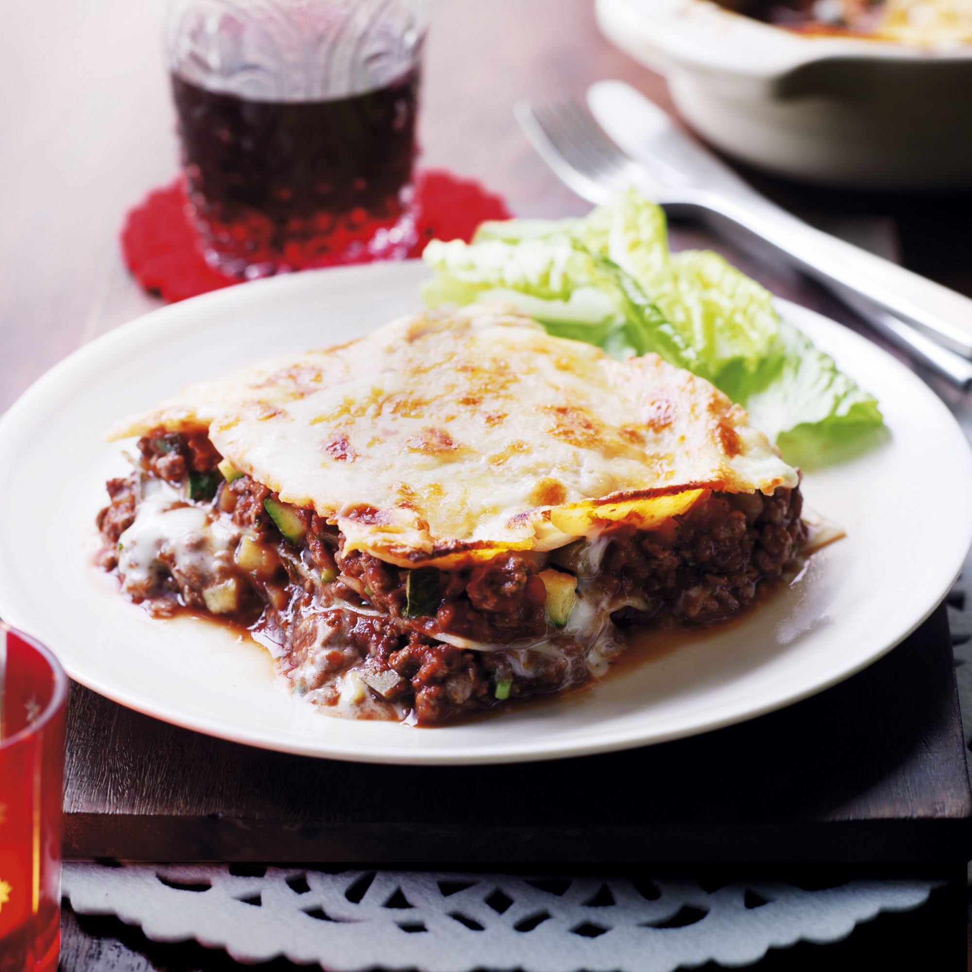Beef and Chianti Lasagne recipe Photo: Beef and Chianti lasagne recipe