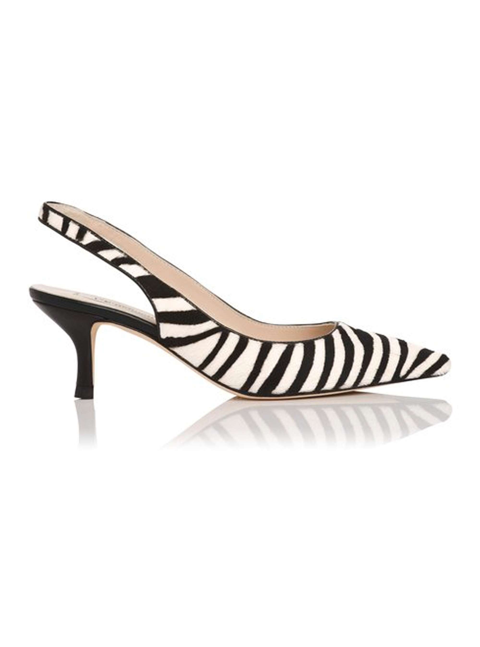 LK Bennett Rimini Zebra Slingbacks 