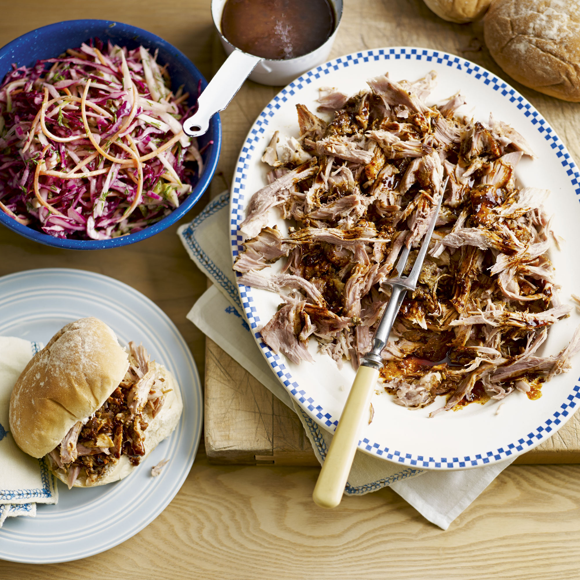 Pulled pork with fennel and mustard Pulled pork with fennel and mustard
