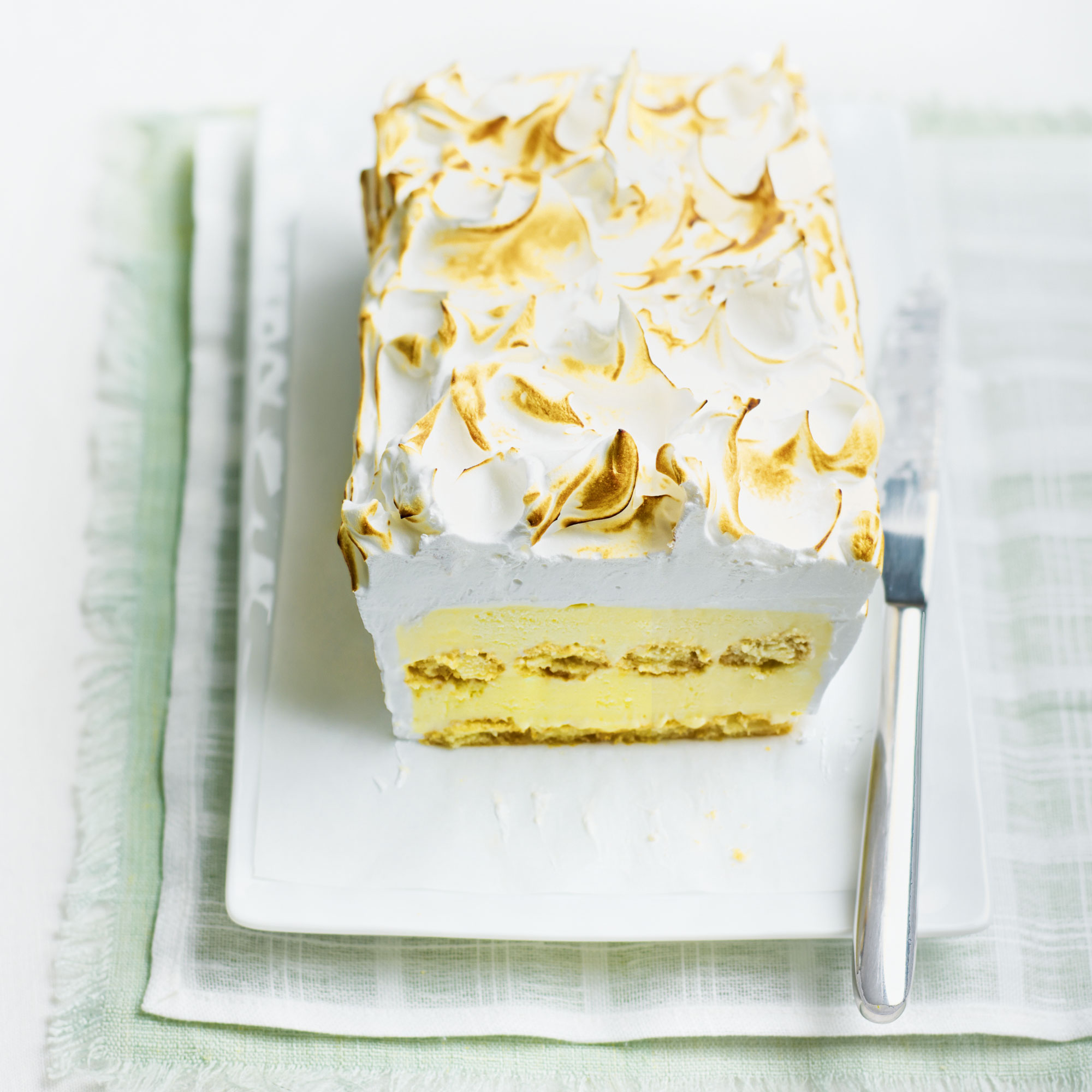 Lemon baked Alaska Lemon baked Alaska