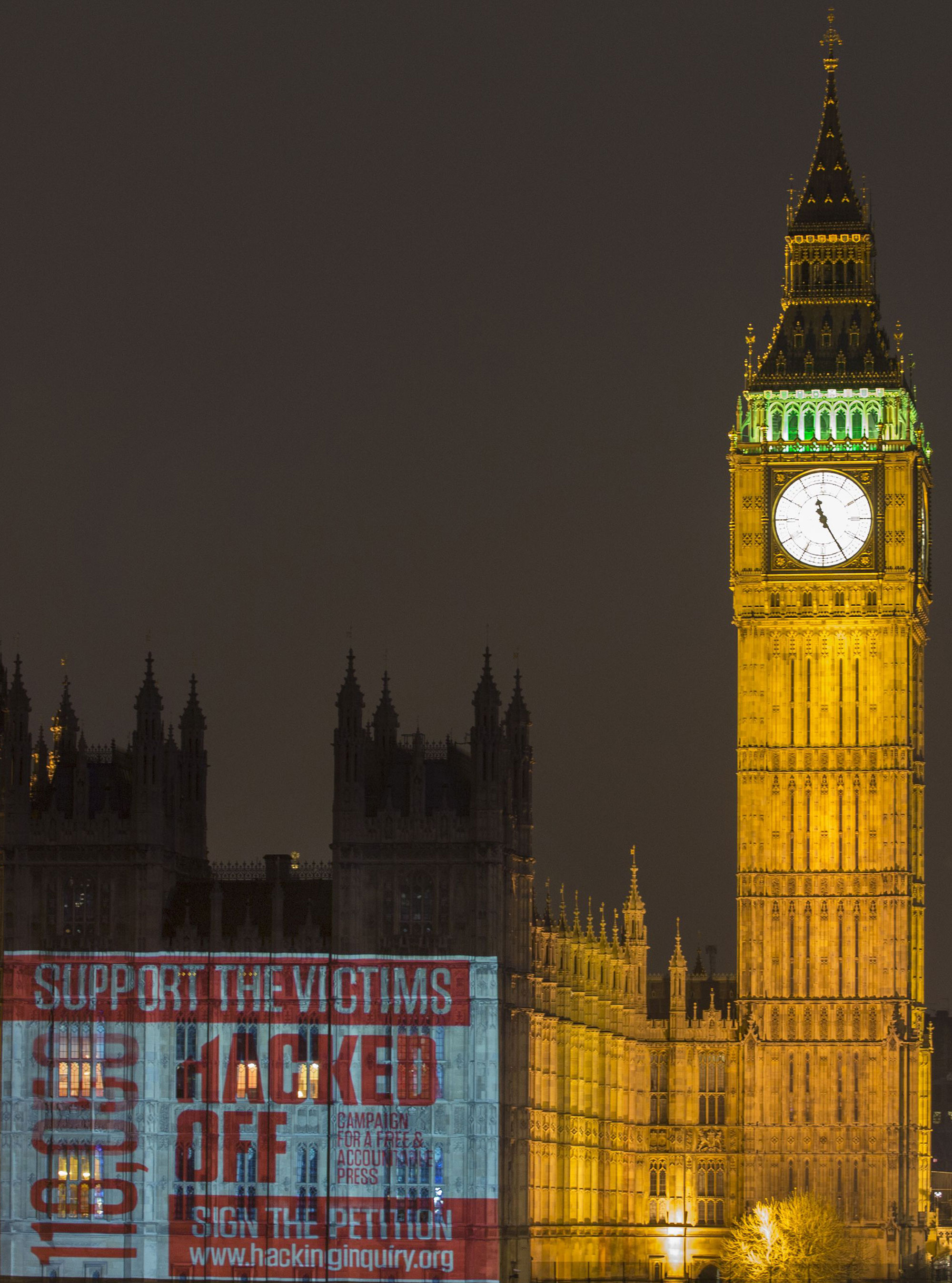 Hacked off parliament photo