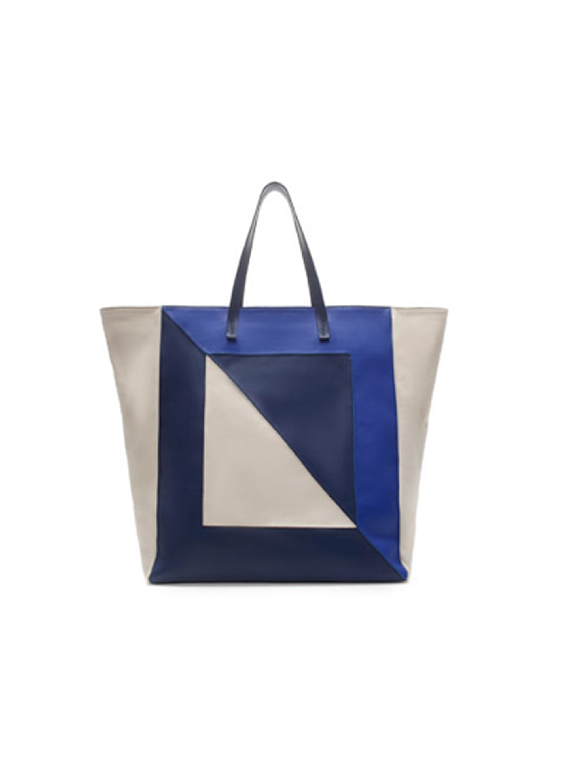 Zara Blue Shopper Zara Blue Shopper