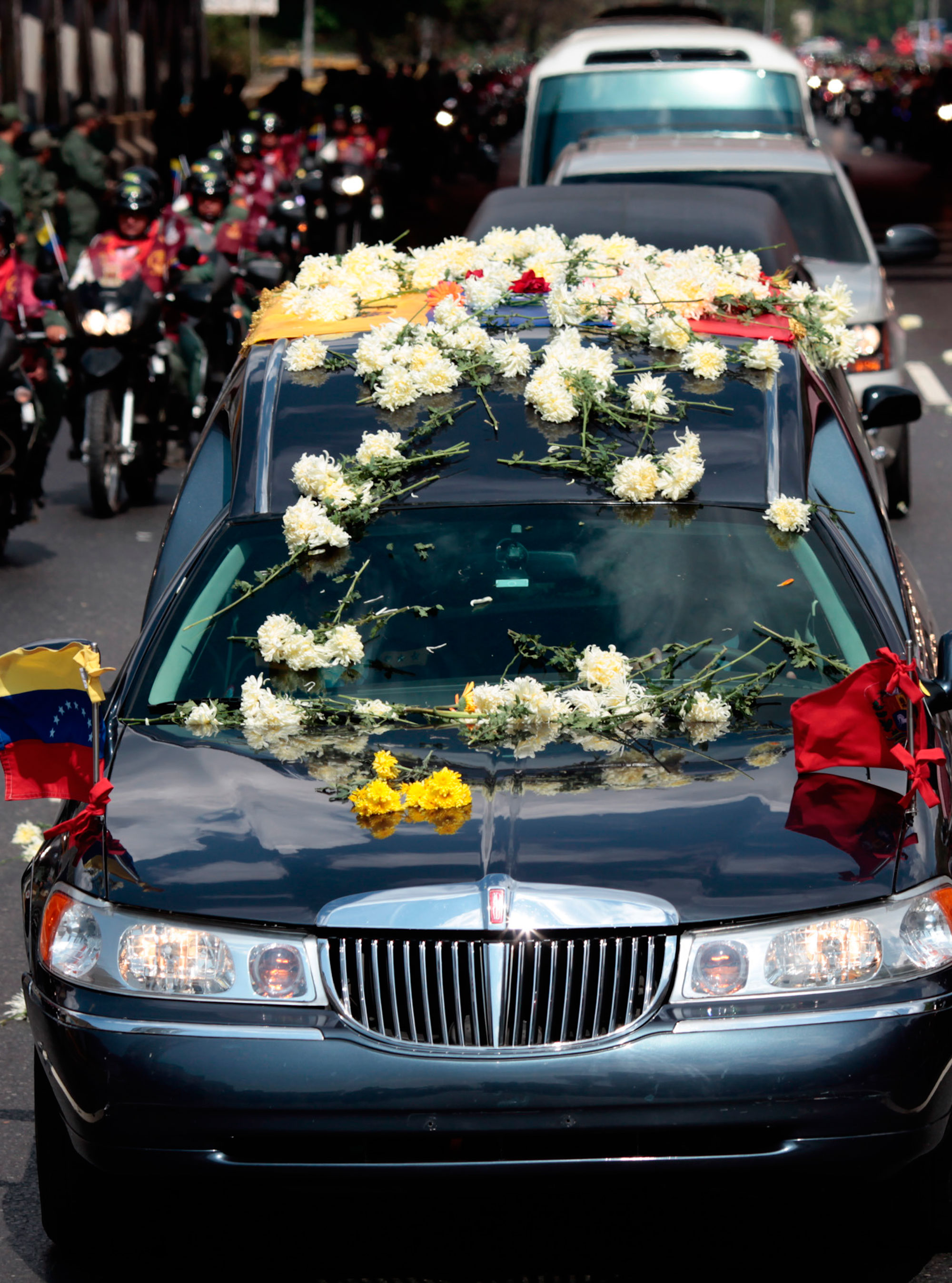 Hugo Chavez funeral photo