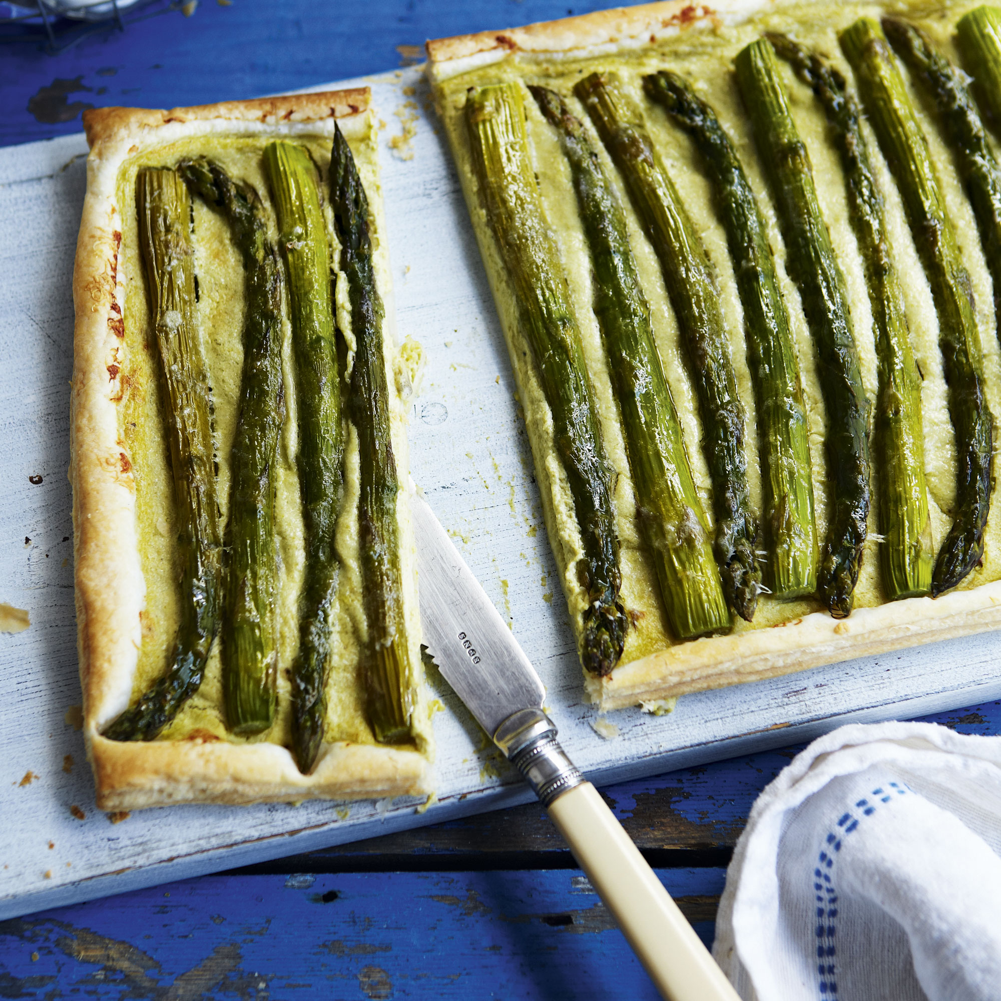 Asparagus and Gruyère tart Asparagus and Gruyère tart