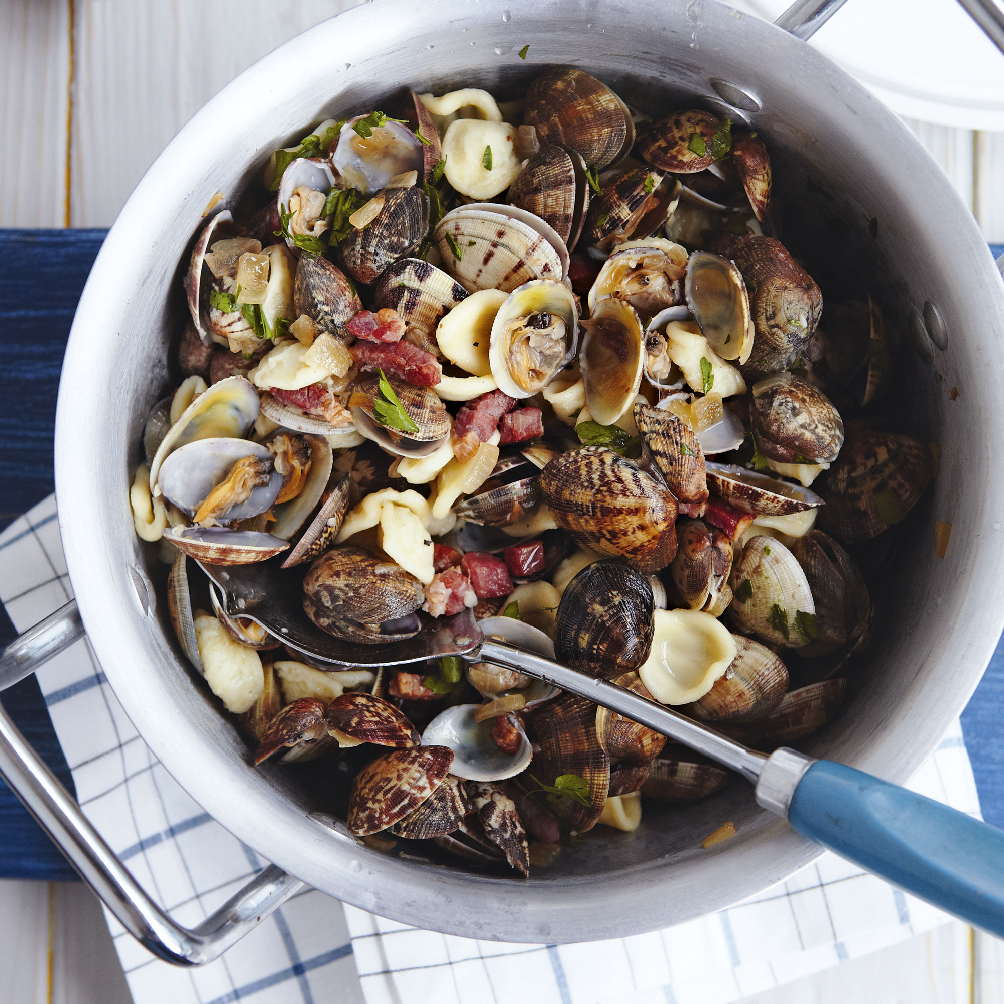 Orecchiette with clams Orecchiette with clams