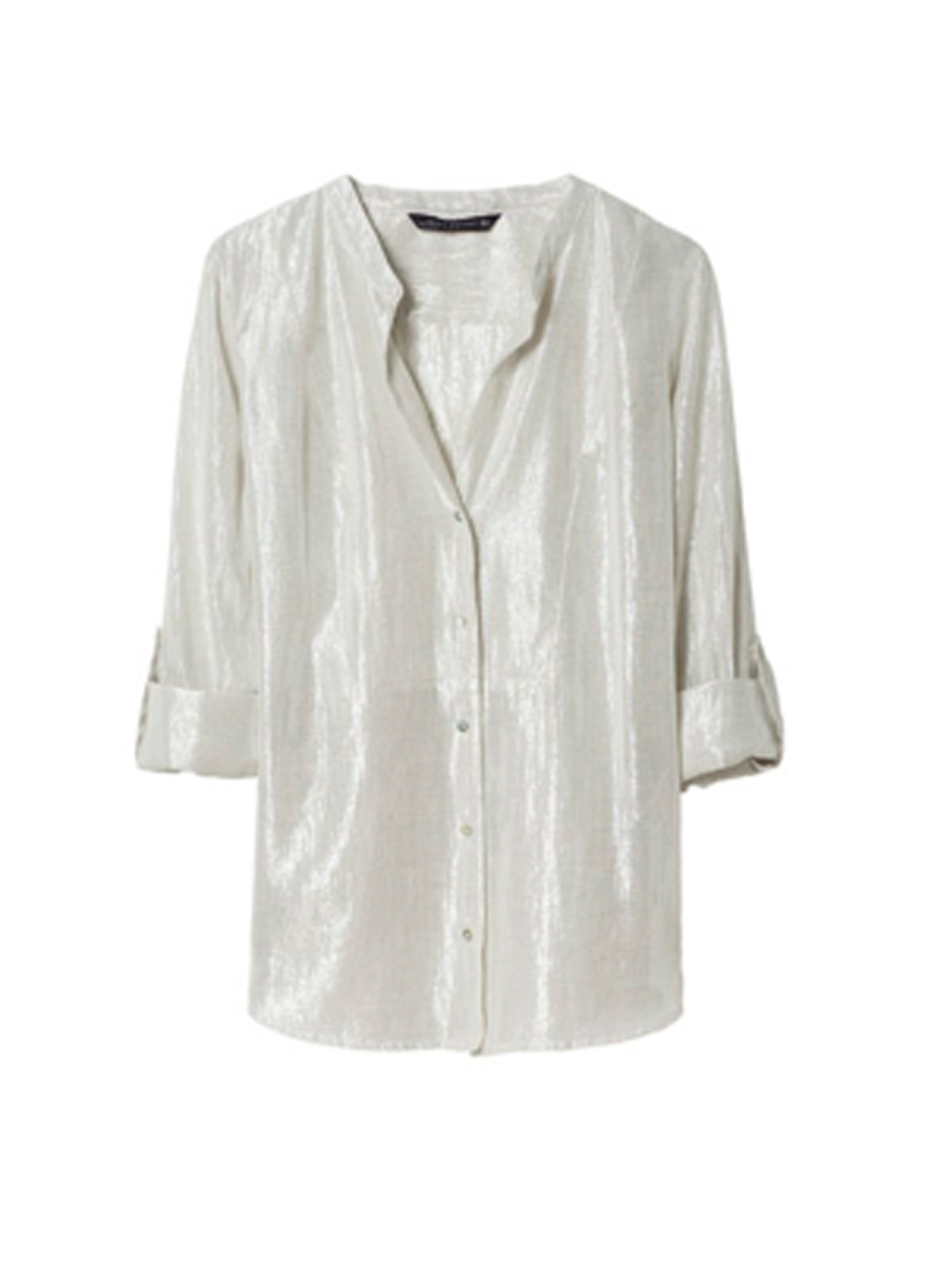 Zara silver shirt