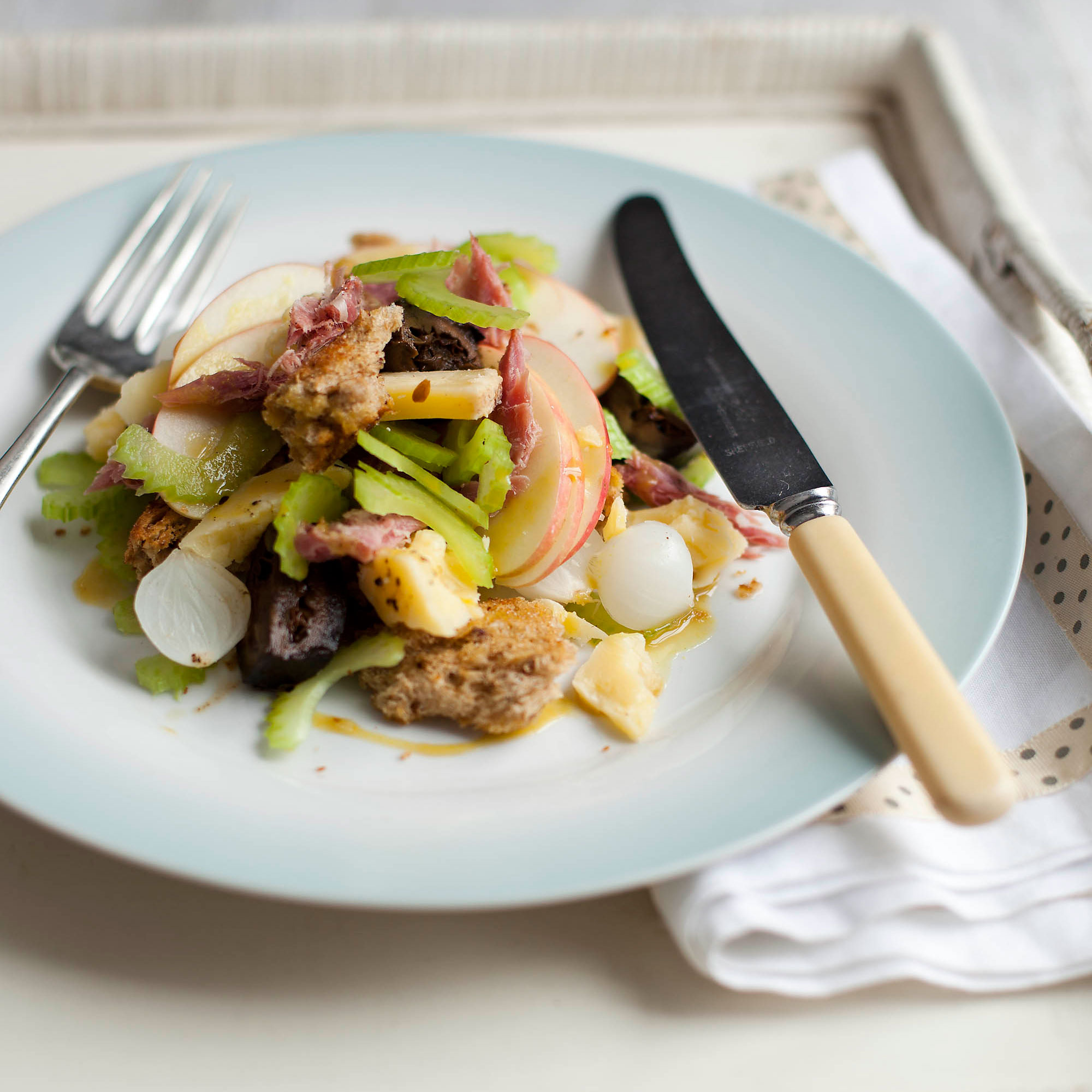 Harry Eastwood's Ploughman's salad recipe Ploughmans salad photo