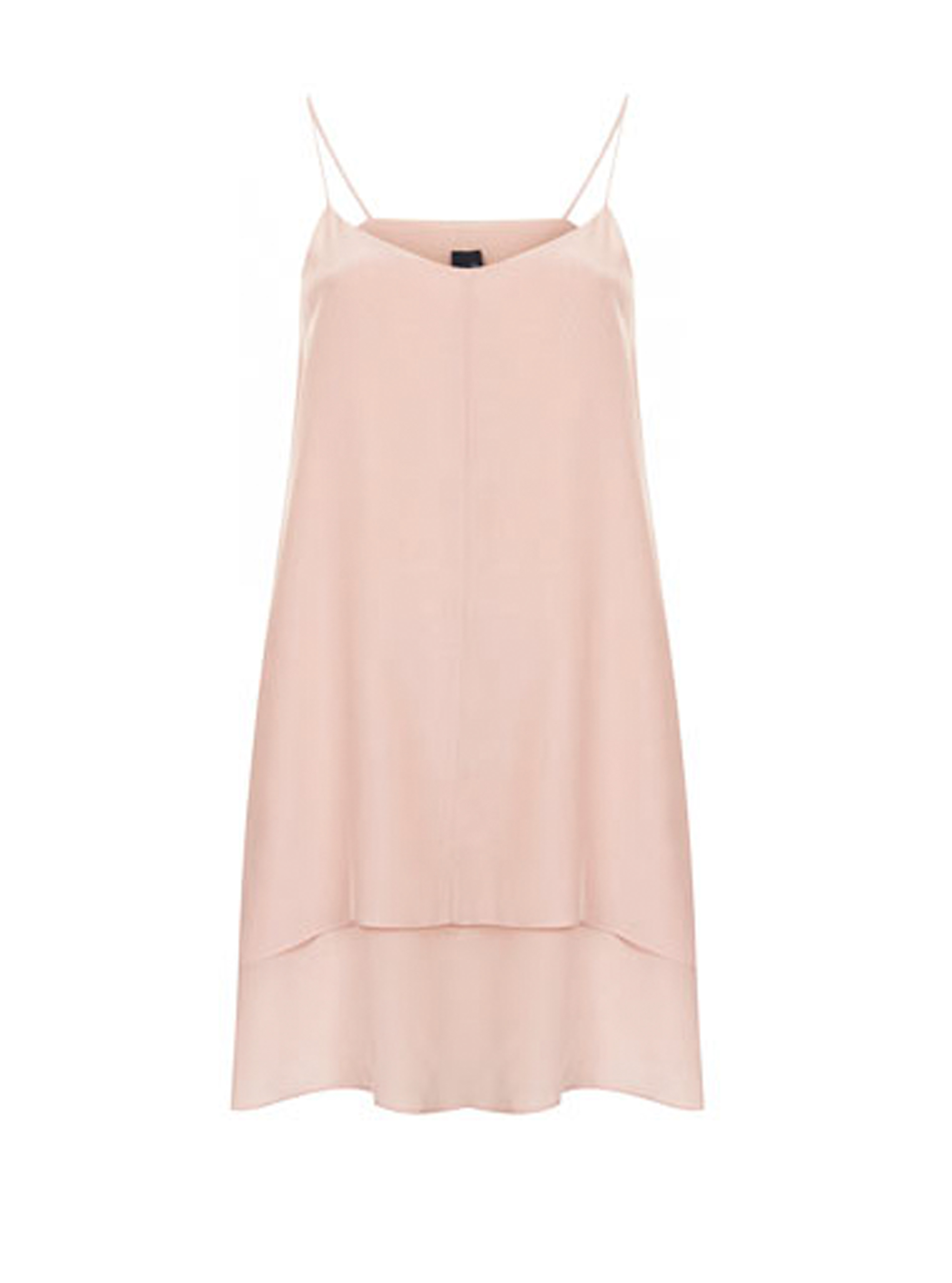 Topshop Boutique silk nude dress Topshop Boutique silk nude dress