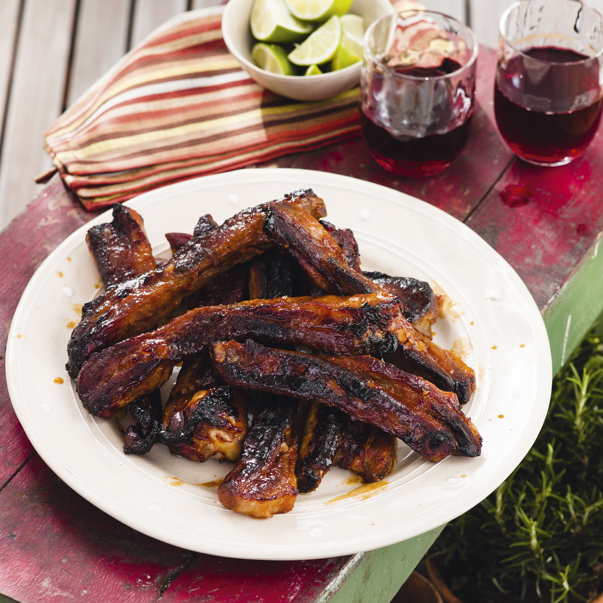 Sweet chilli and lime pork ribs Sweet chilli and lime pork ribs
