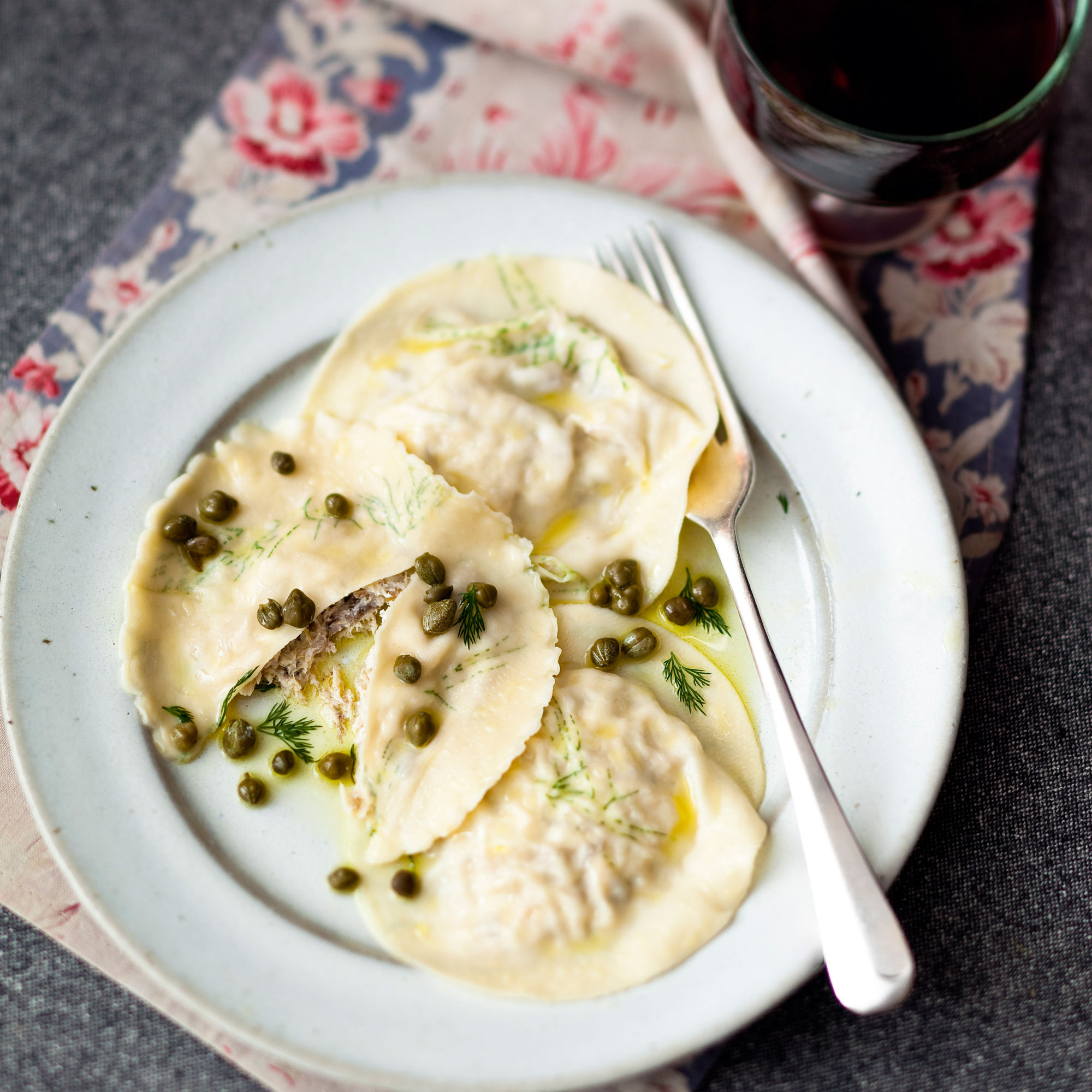 Smoked Mackerel Ravioli Smoked Mackerel Ravioli