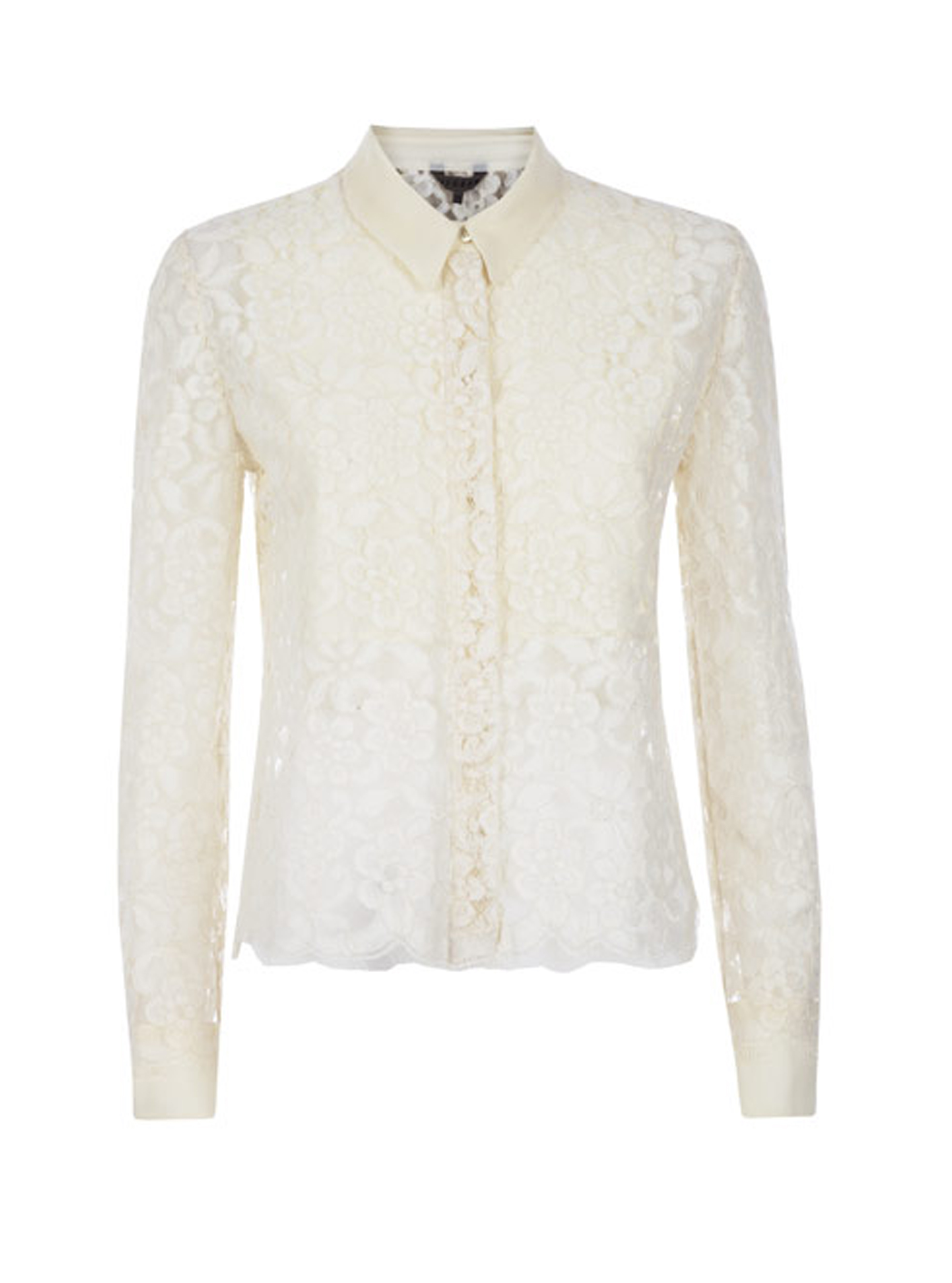 Jigsaw Cream Lace Blouse