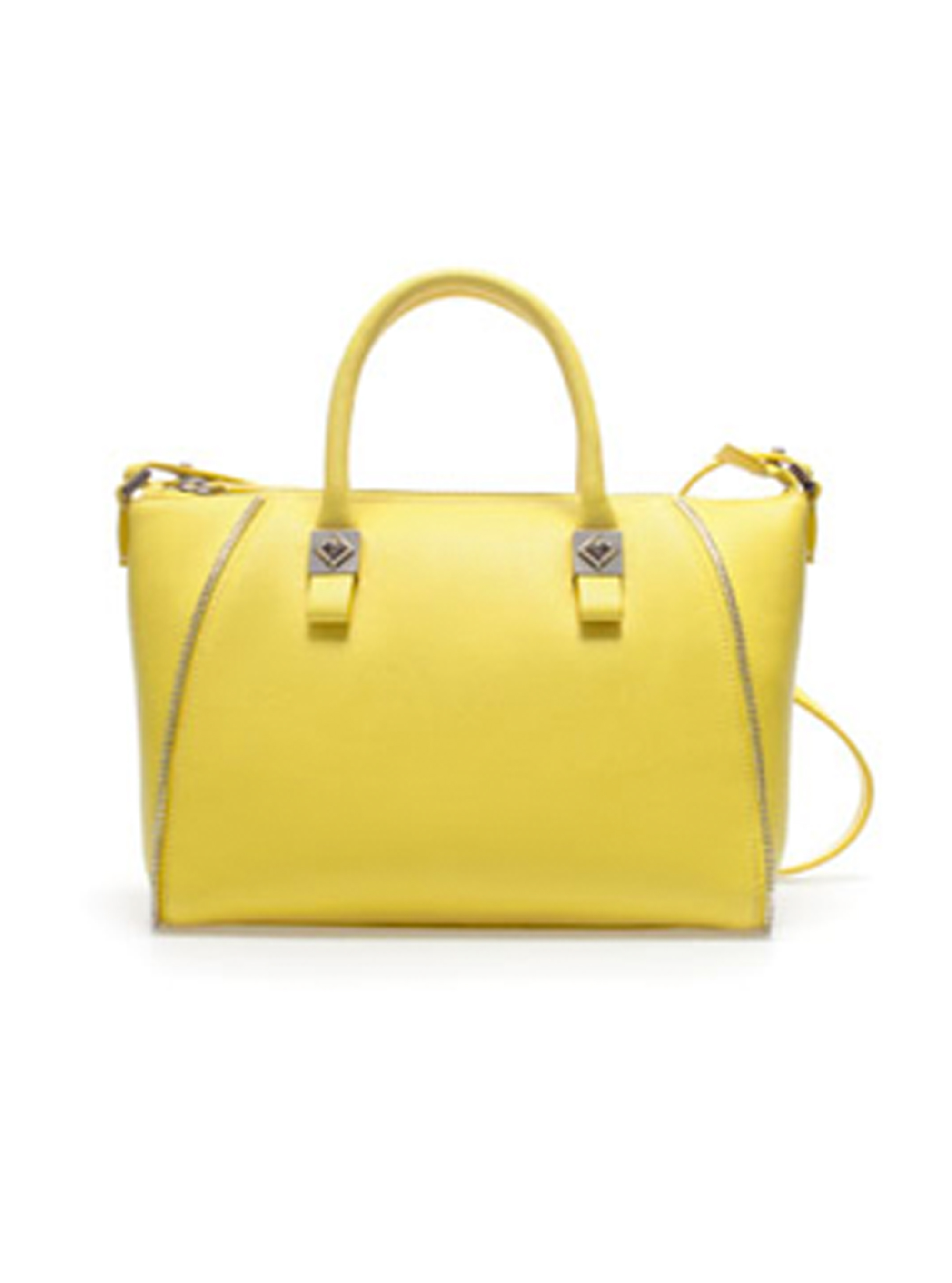 Zara Mini Bowling Bag with Zips
