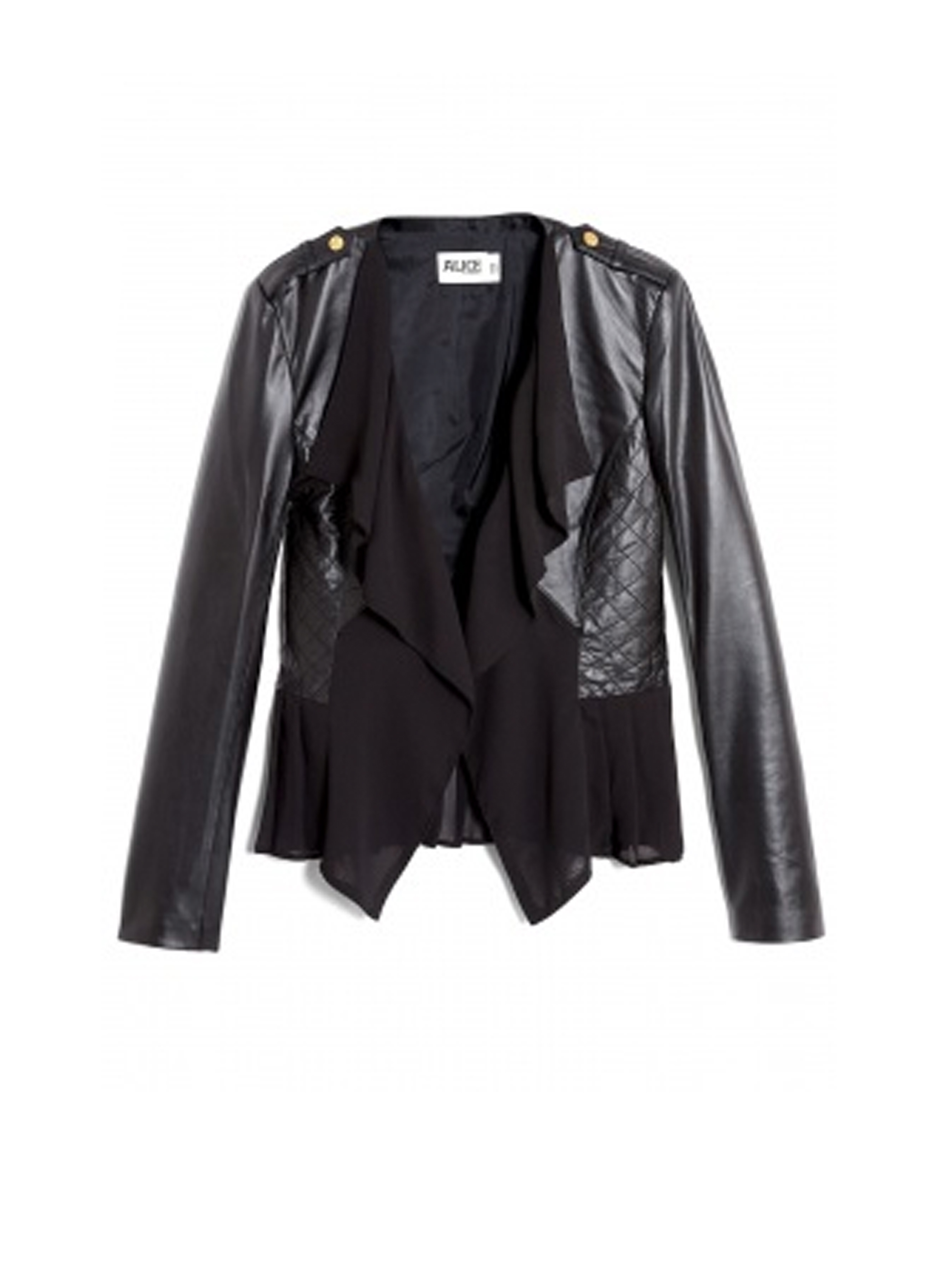 Alice by Temperley Alexander Draped Leather Jacket