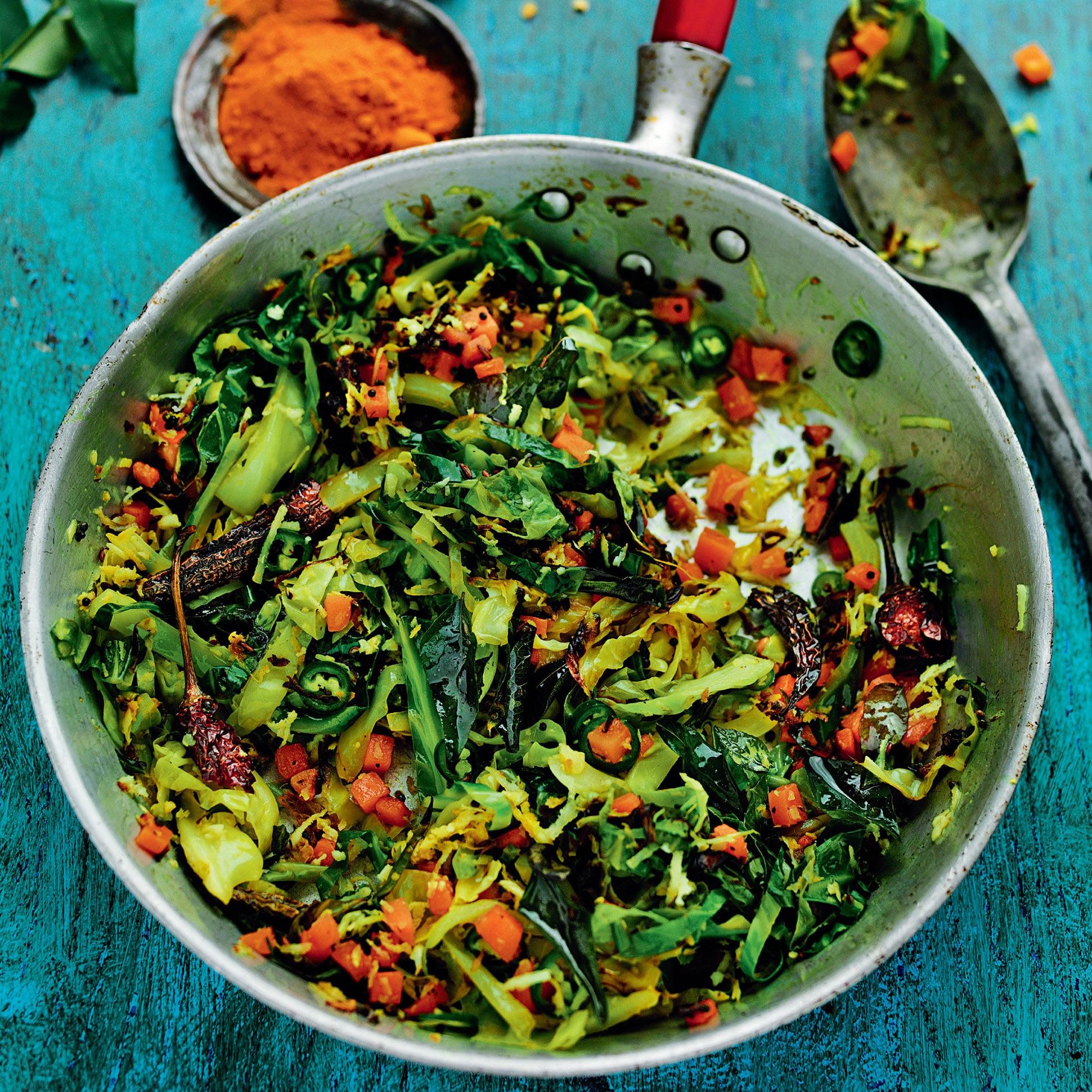 Rick Stein's Dry Curry of Cabbage, Carrot and Coconut Rick Stein's Dry Curry of Cabbage, Carrot and Coconut