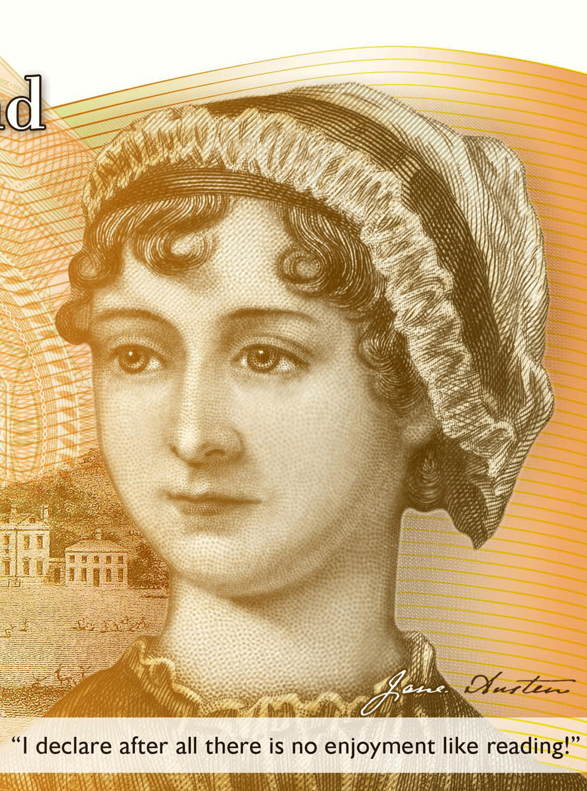 Are you glad Jane Austen will appear on the £10 bank note?... Today's Debate Are you glad Jane Austen will appear on the £10 bank note?... Today's Debate